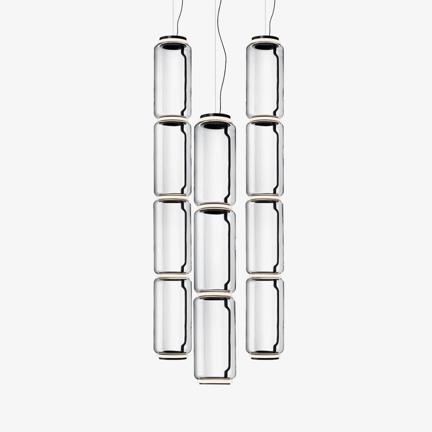 Cylindrical Glass Pendant Light - Lumpaz