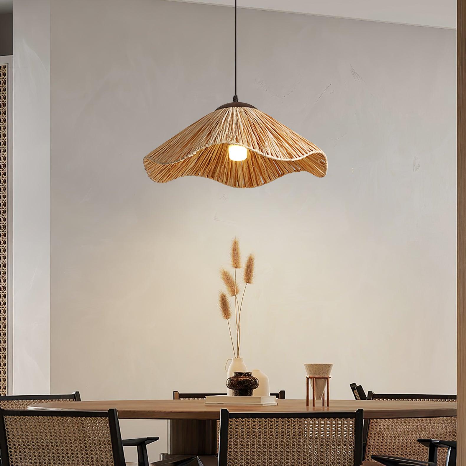 Straw Weaving Pendant Lamp - Lumpaz