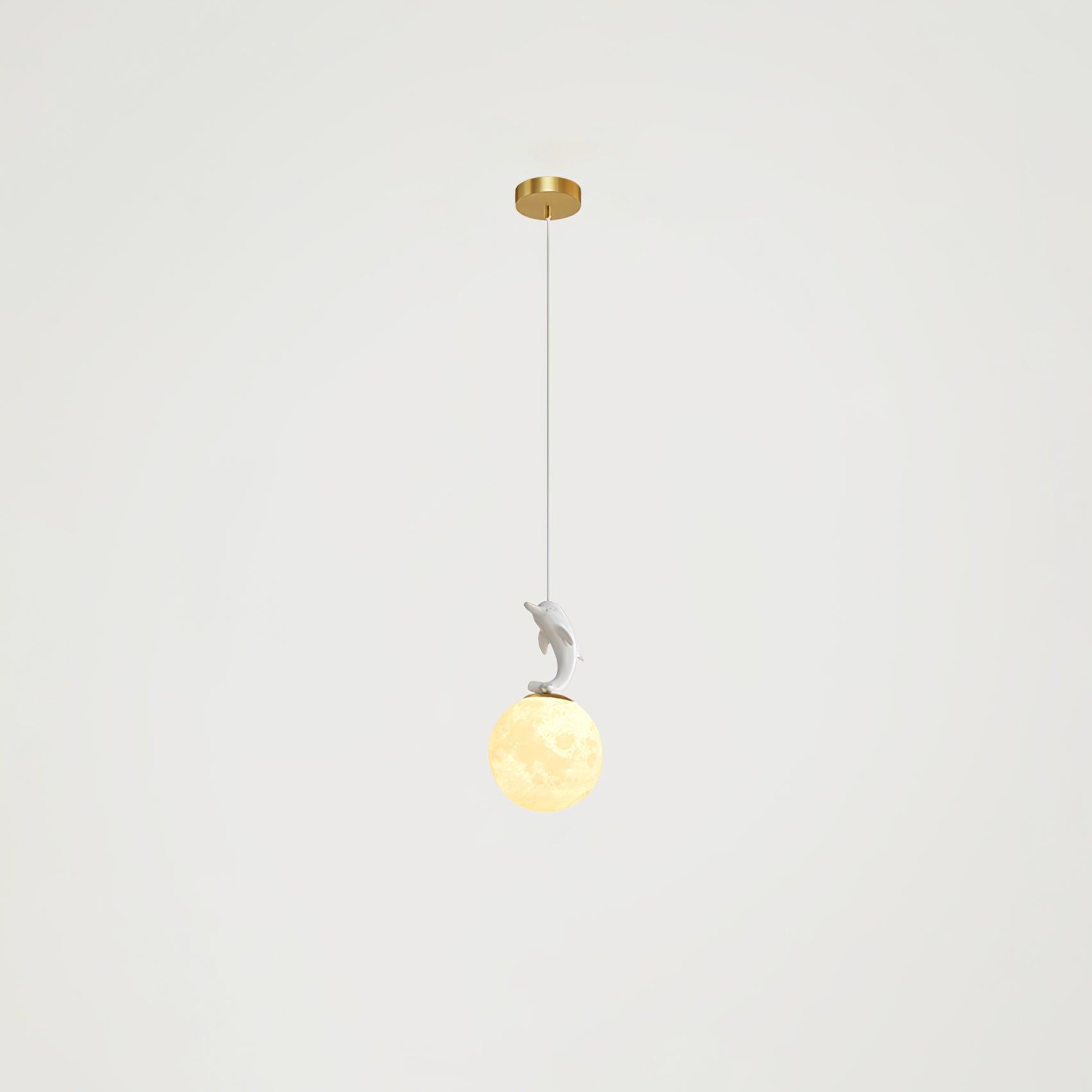 Animal And Moon Pendant Light - Lumpaz