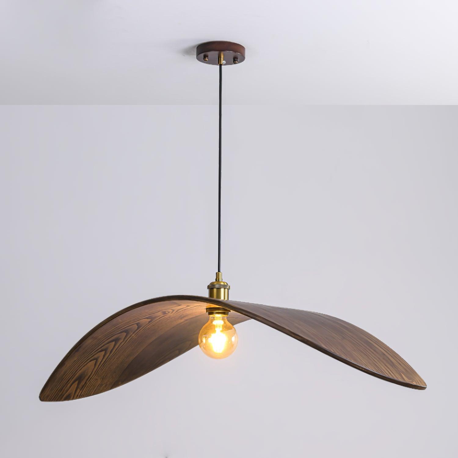 Curve Wooden Pendant Lamp - Lumpaz