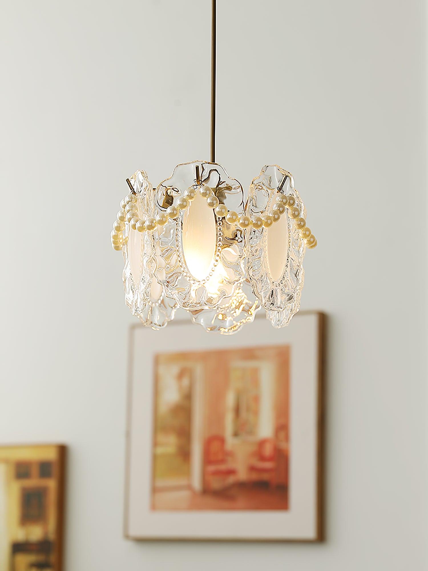 Floral Glass Pendant Lamp - Lumpaz