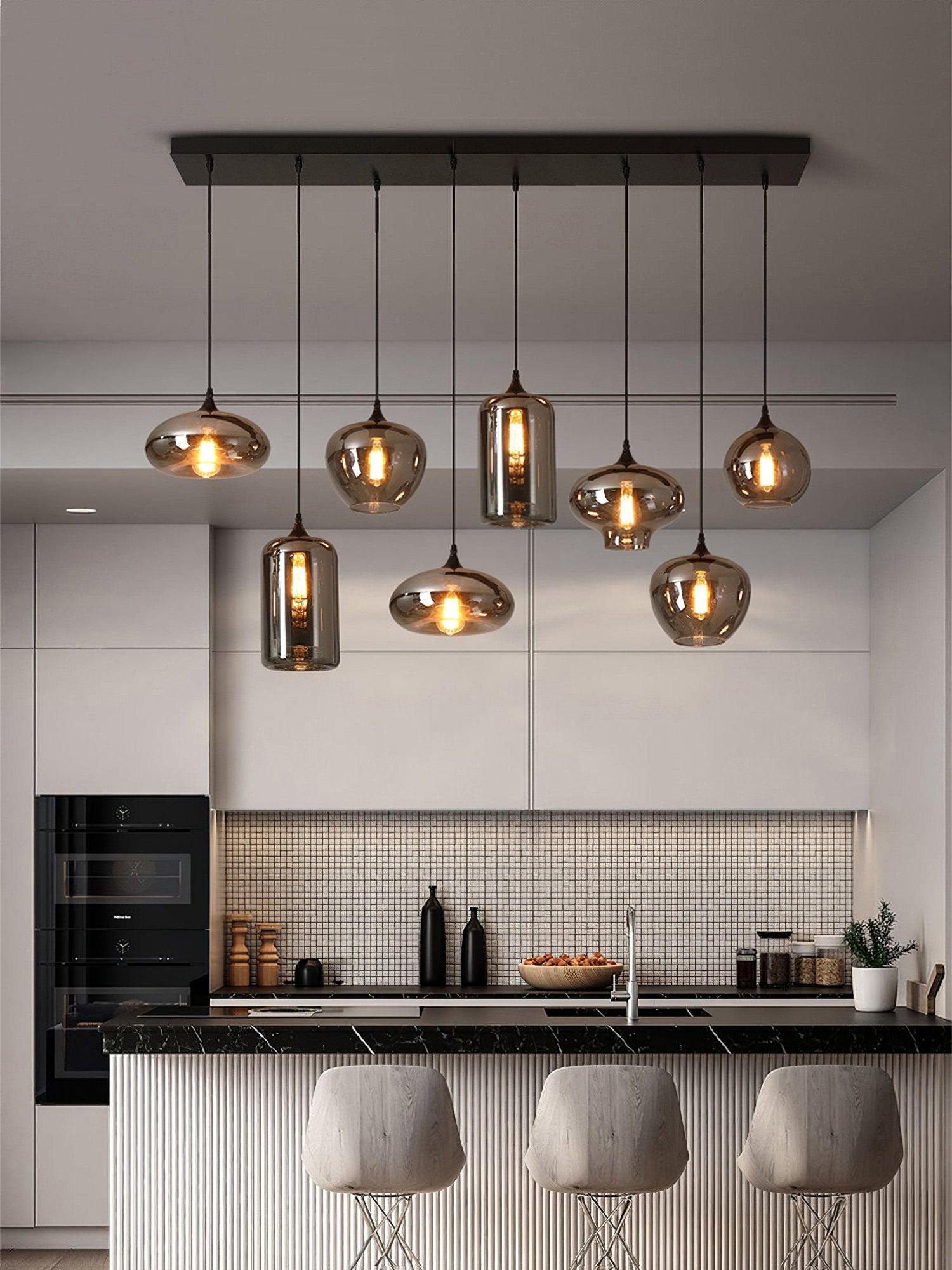 Bottle Glass Pendant Light - Lumpaz