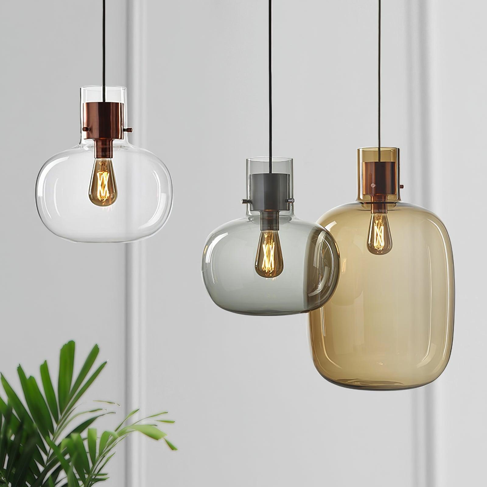 Cambre Glass Pendant Light - Lumpaz