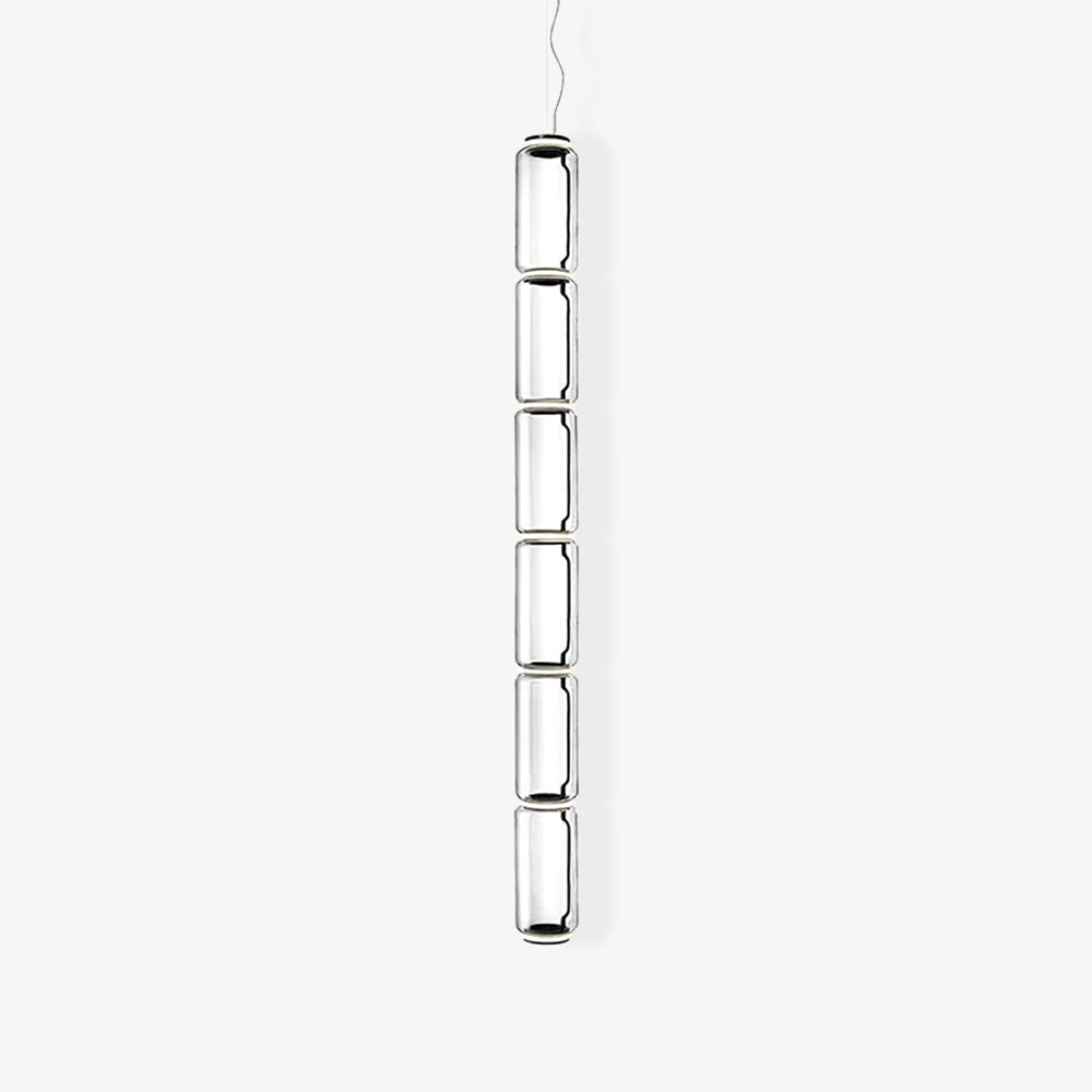 Cylindrical Glass Pendant Light - Lumpaz