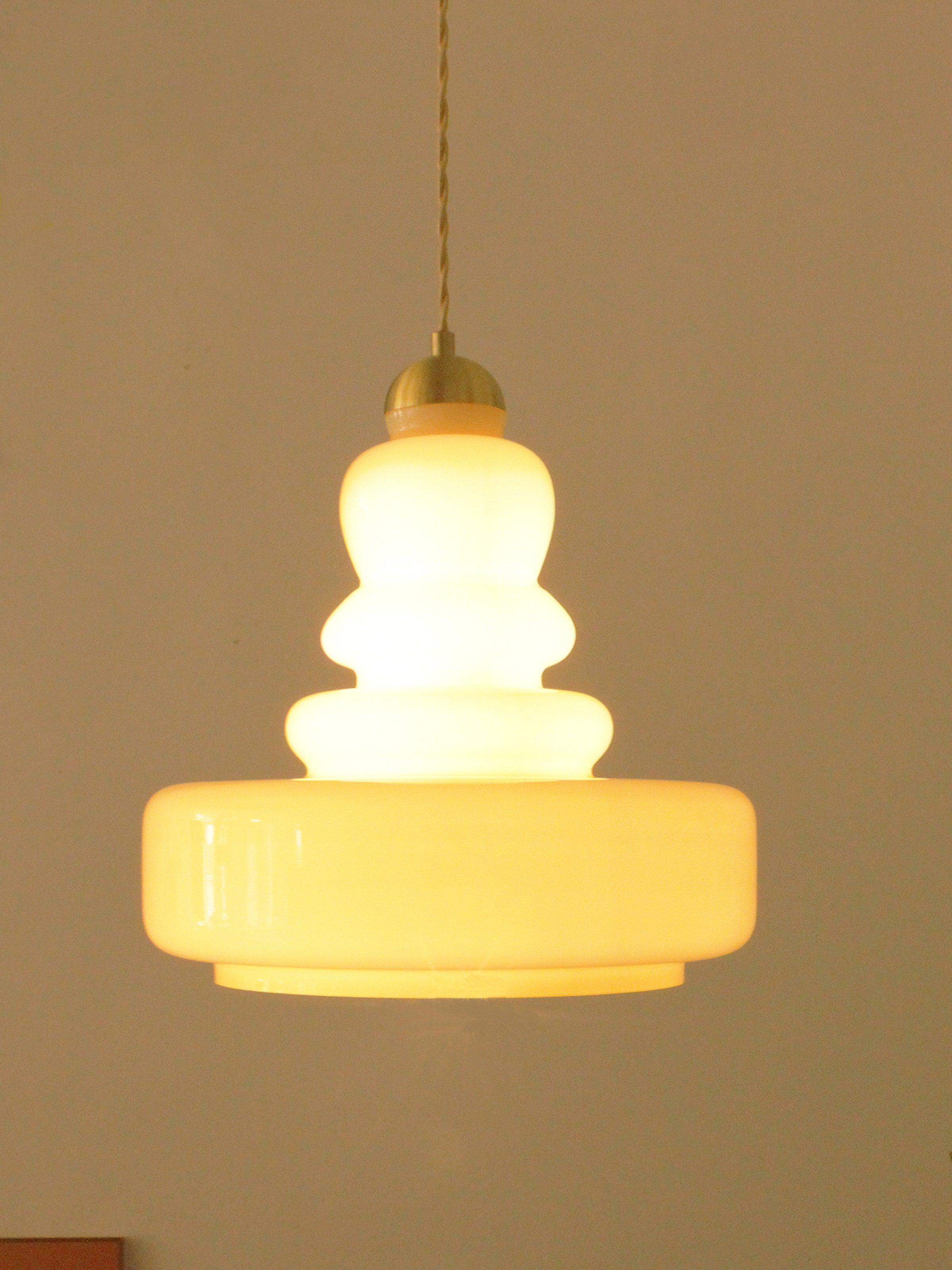 Schoolhouse Glass Pendant Light - Lumpaz
