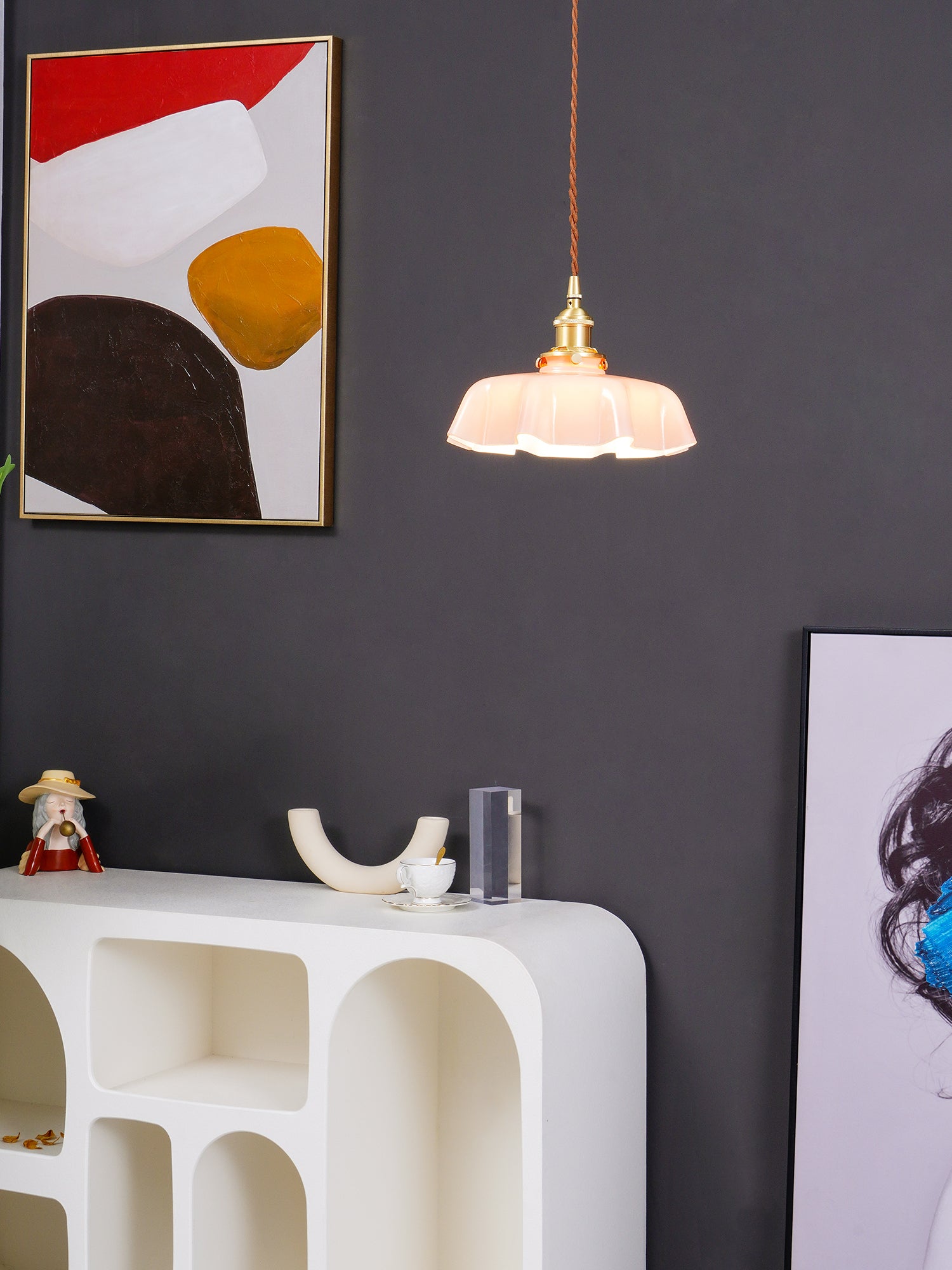 French Flower Pendant Light - Lumpaz