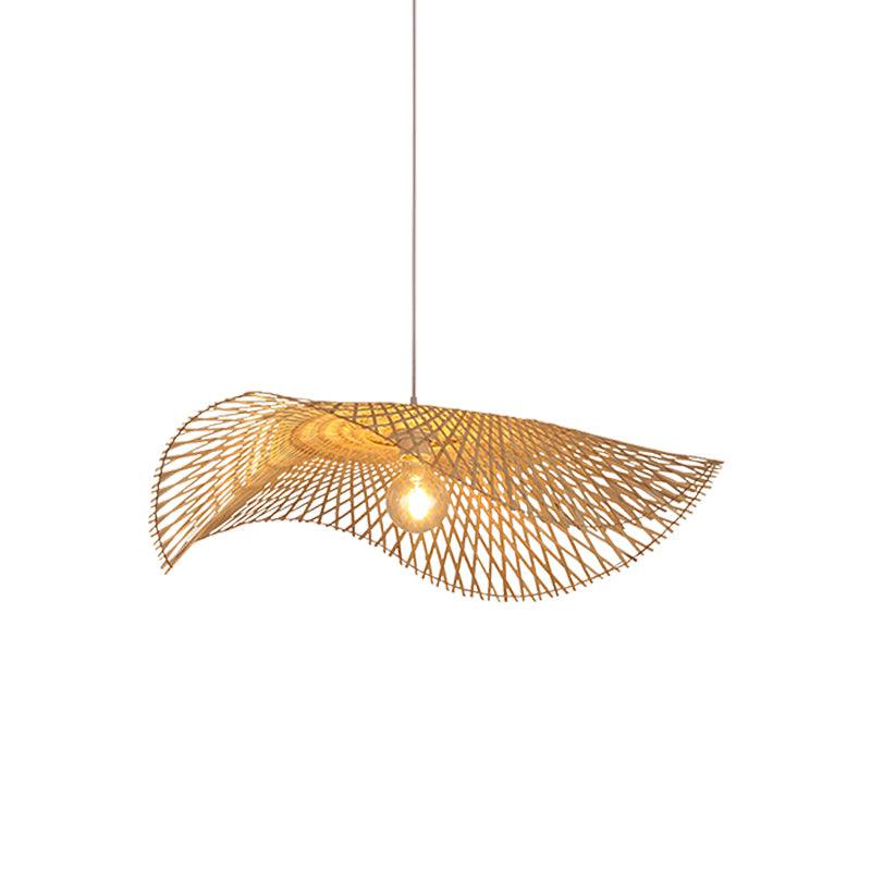 Bamboo Frame Pendant Lamp - Lumpaz