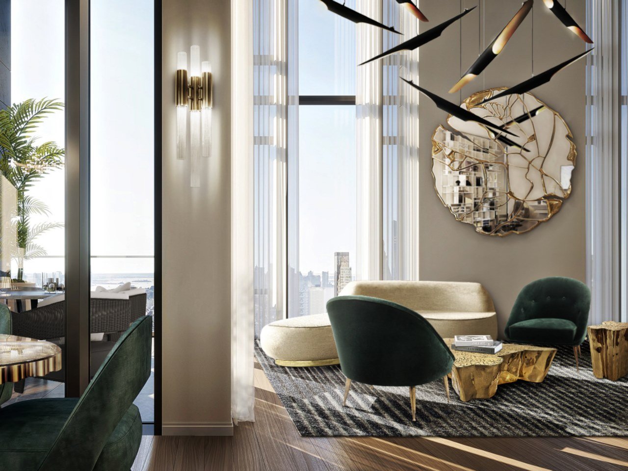 Coltrane Pipe Pendant Lights - Lumpaz
