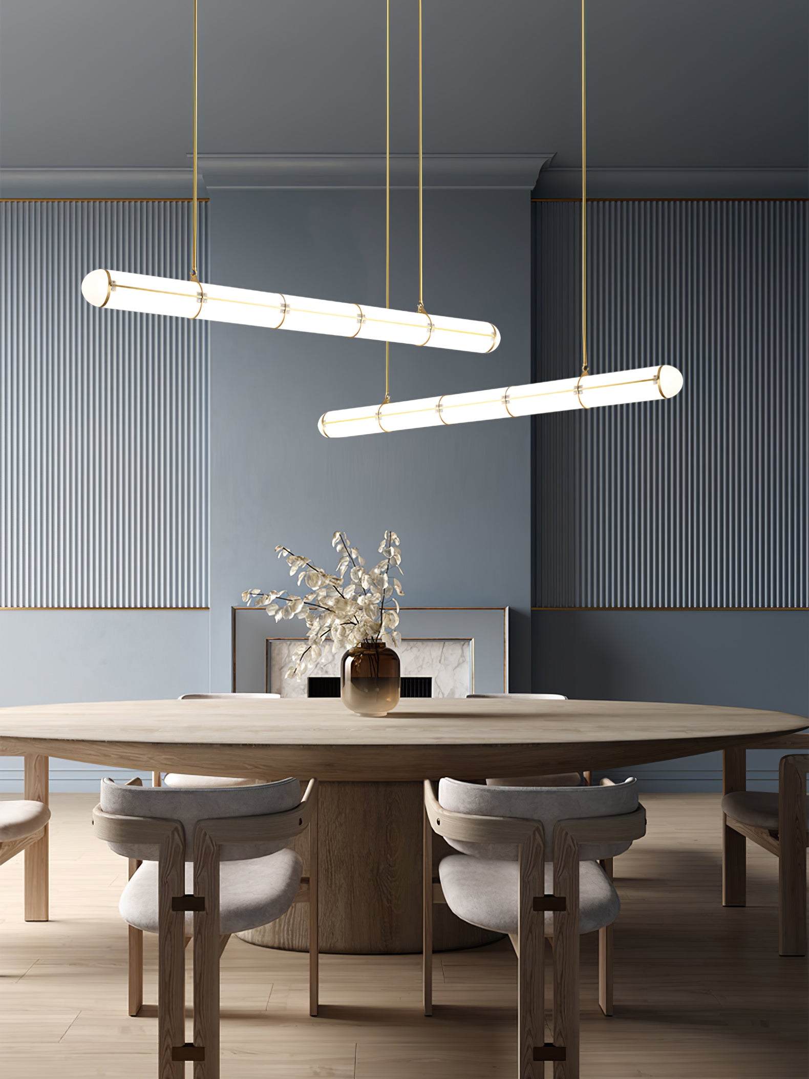 Cylindrical Endless Pendant Light - Lumpaz