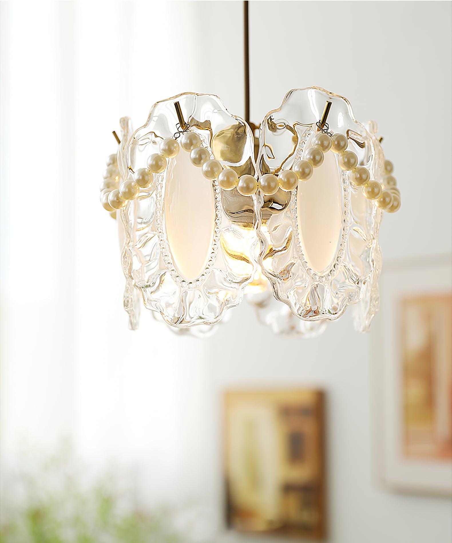 Floral Glass Pendant Lamp - Lumpaz
