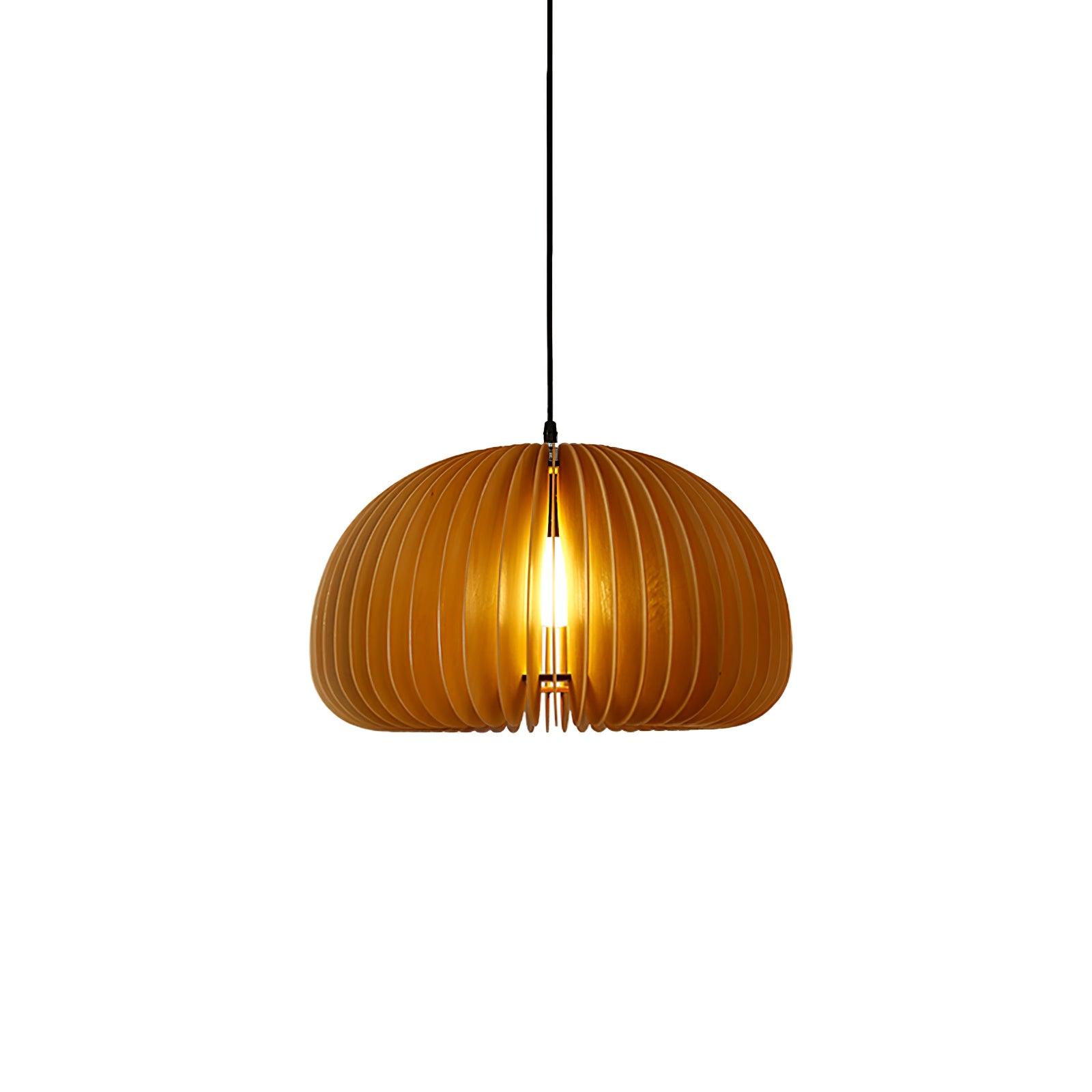 Wooden Orb Pendant Lamp - Lumpaz