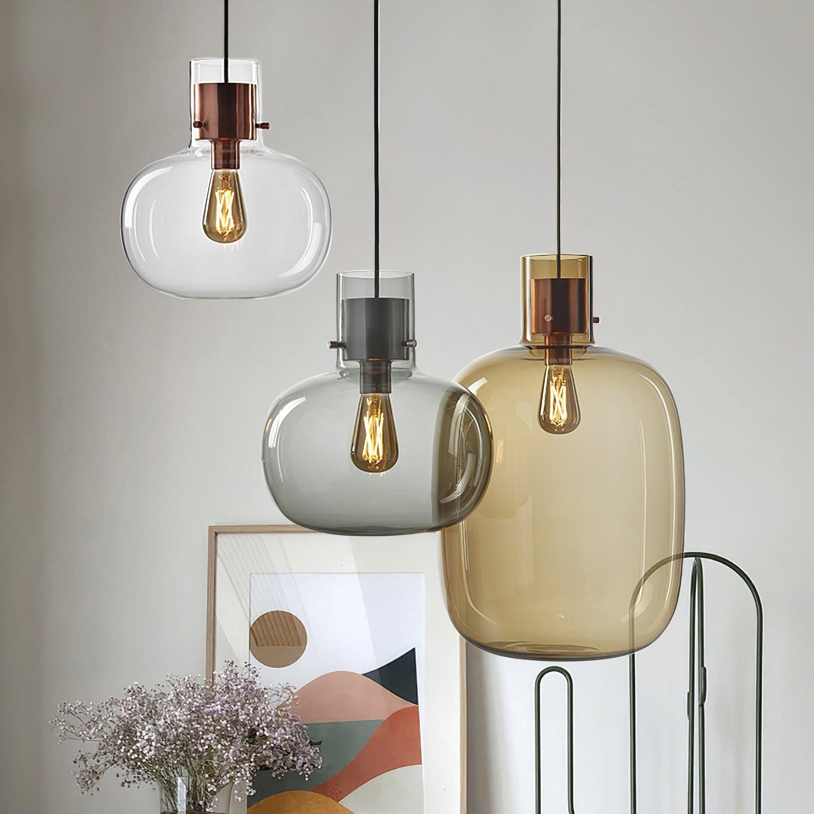 Cambre Glass Pendant Light - Lumpaz