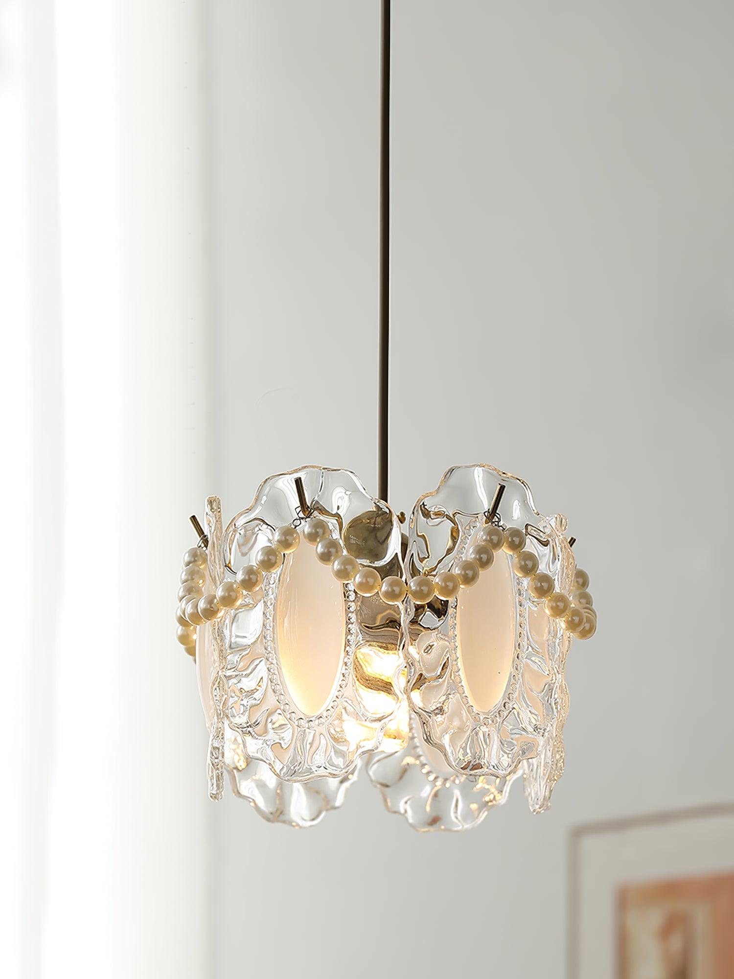 Floral Glass Pendant Lamp - Lumpaz