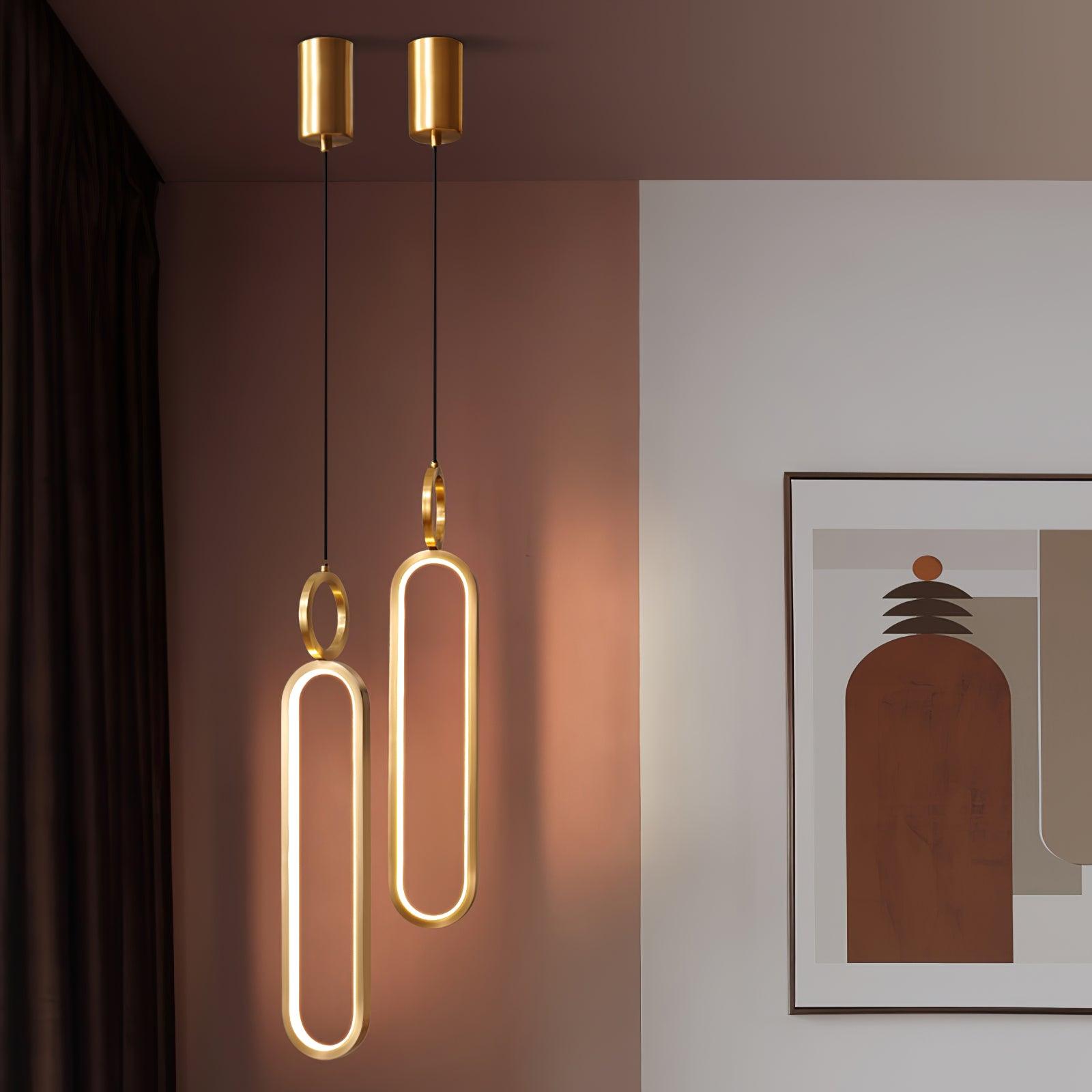Oval Rings Pendant Light - Lumpaz