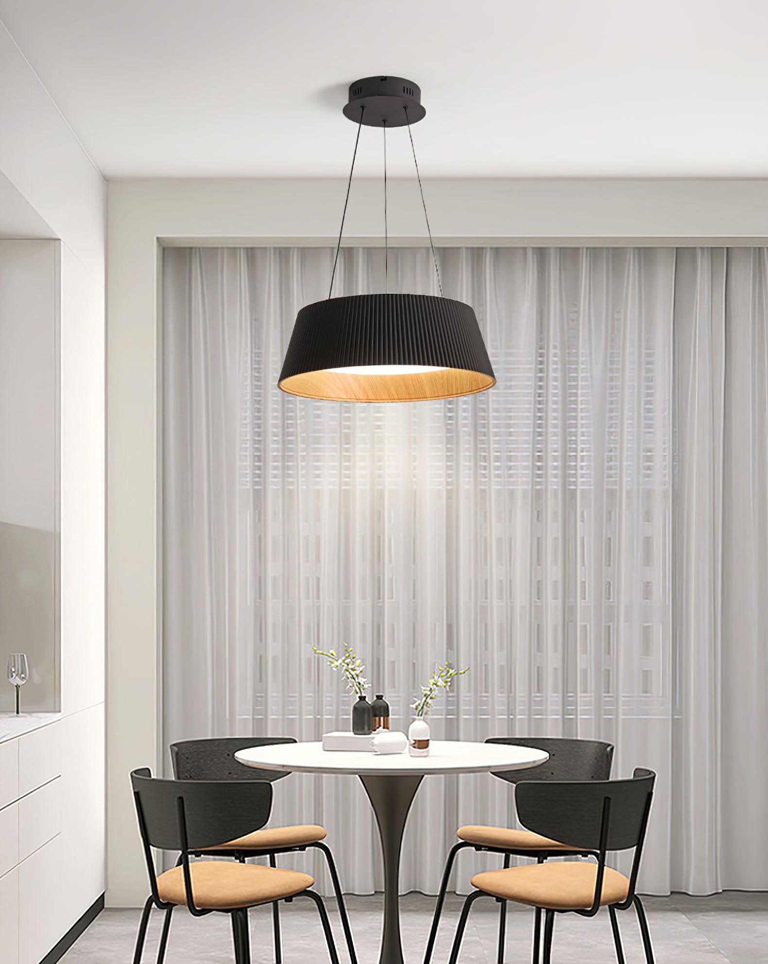 Modern Ribbed Pendant Light - Lumpaz