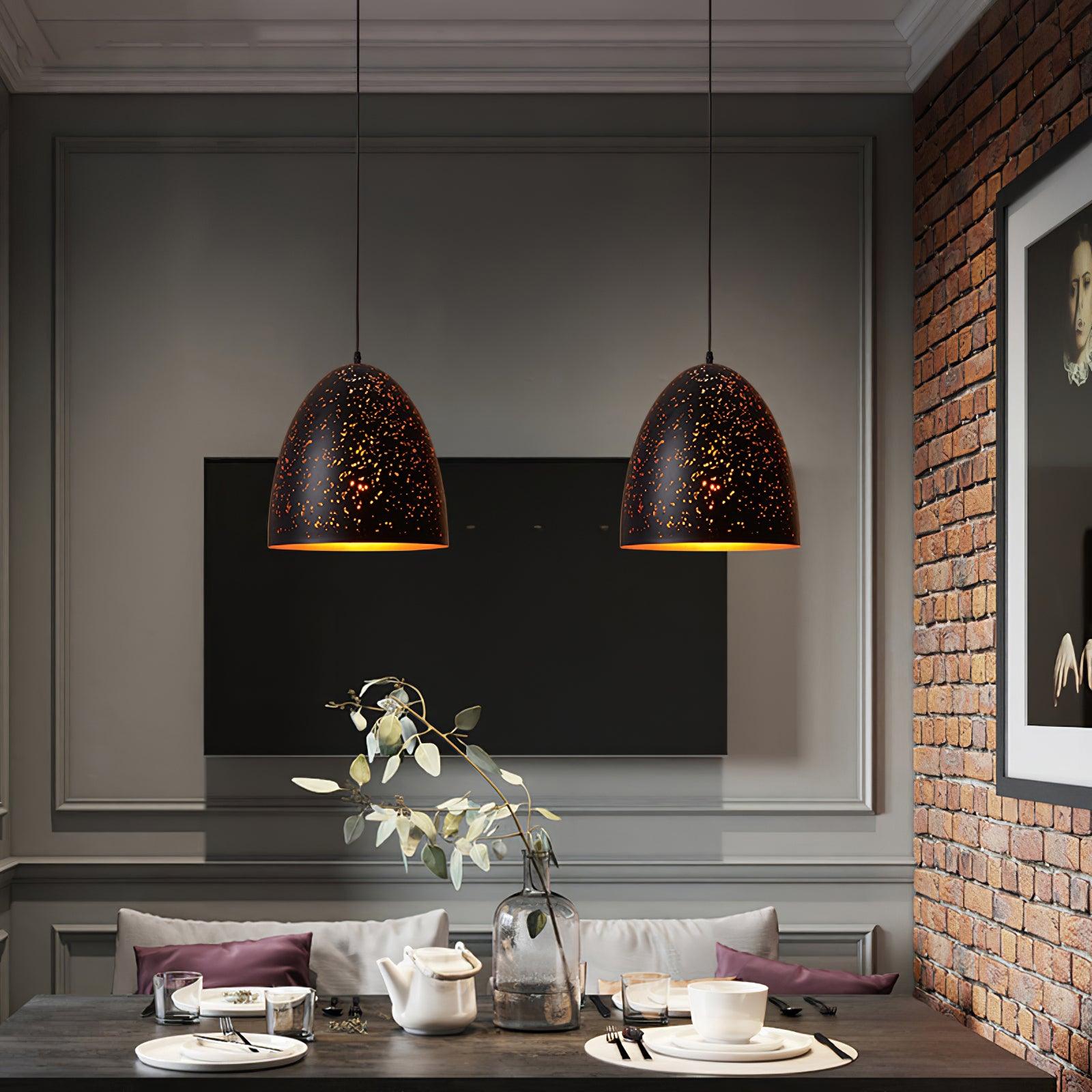 Hollow Industrial Pendant Lamp - Lumpaz