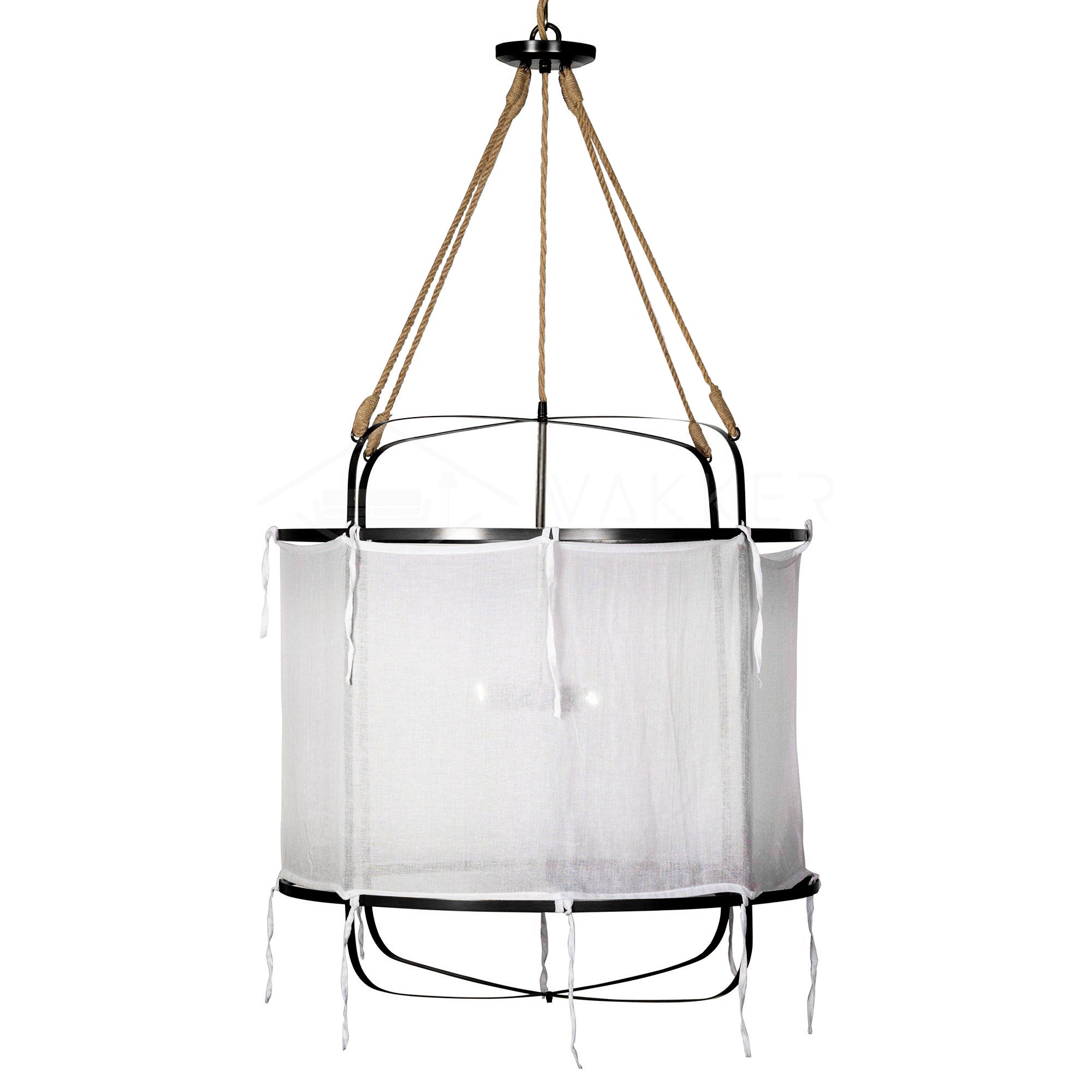 Provence Linen Pendant Light - Lumpaz