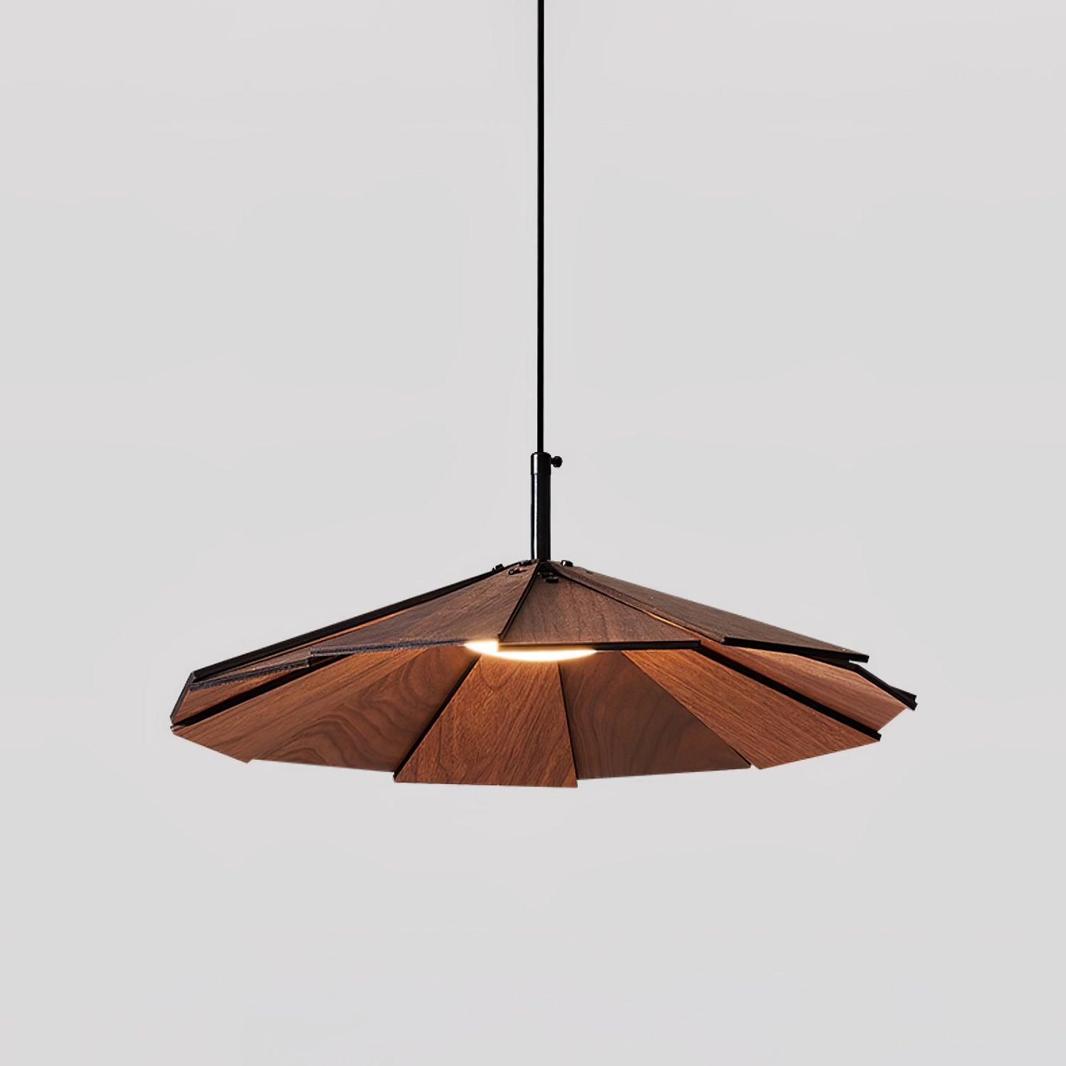 Umbrella Wooden Pendant Light - Lumpaz