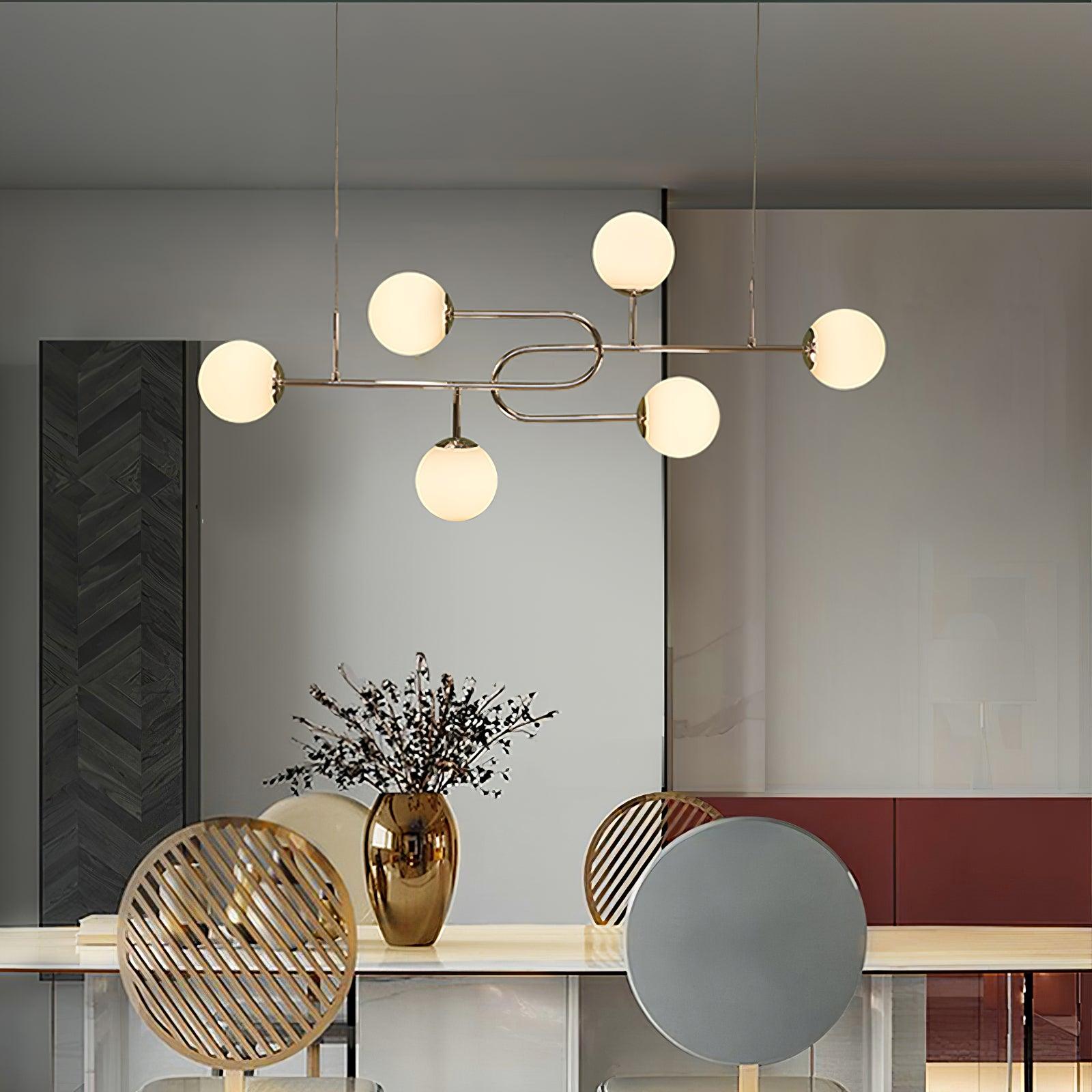 Arc Globe Escalante Chandelier - Lumpaz