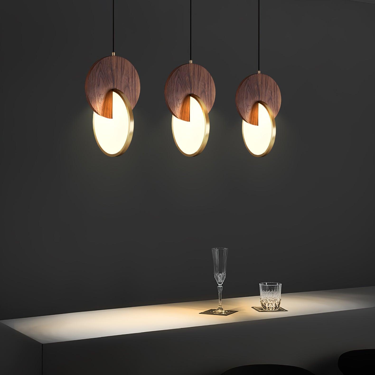 Double Disk Pendant Lamp - Lumpaz