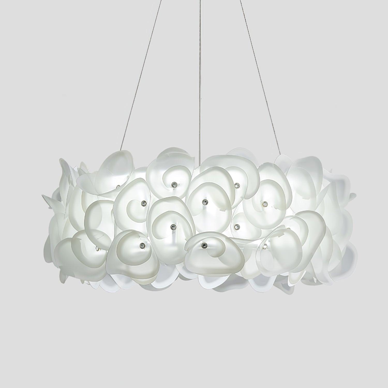 White Hydrangea Pendant Lamp - Lumpaz