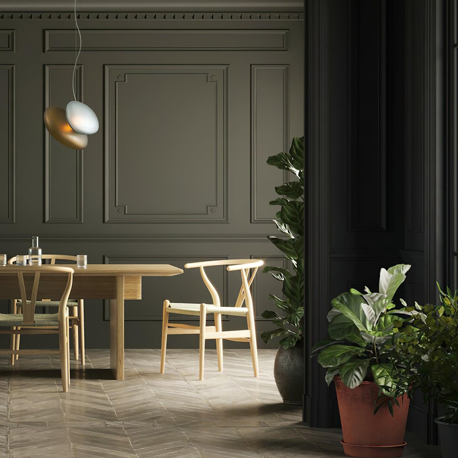 Translucent Frosted Glass Pendant Light - Lumpaz