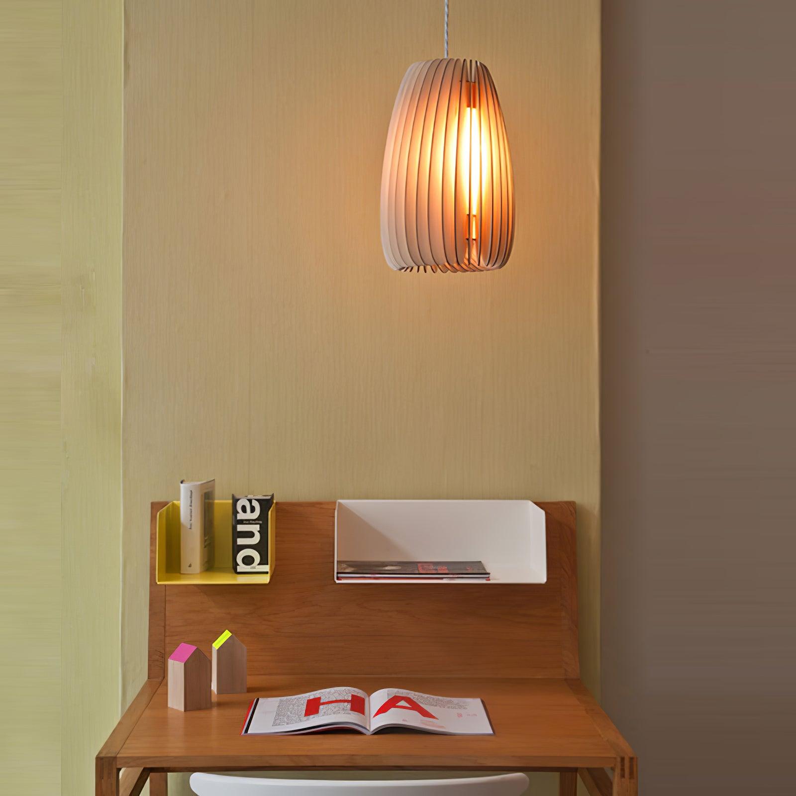 Wooden Orb Pendant Lamp - Lumpaz