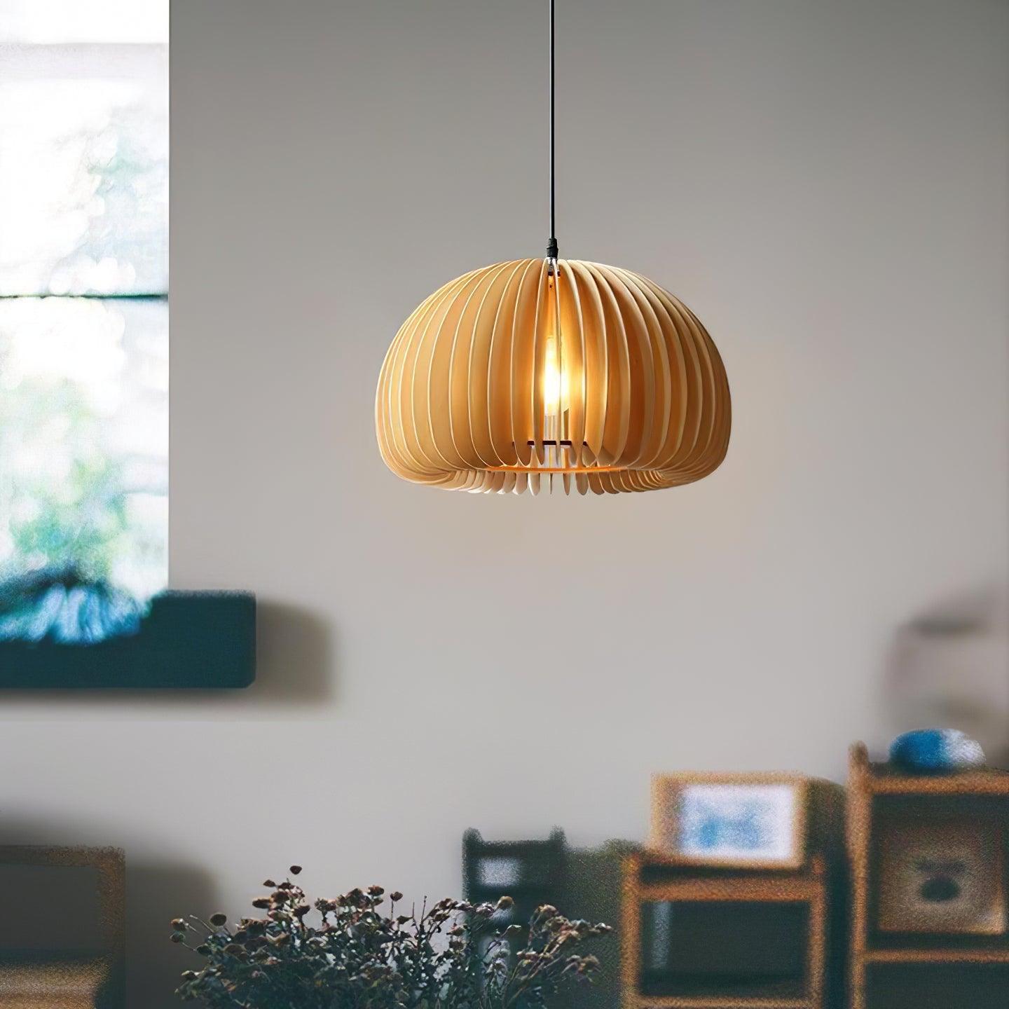 Wooden Pumpkin Swag Lights - Lumpaz