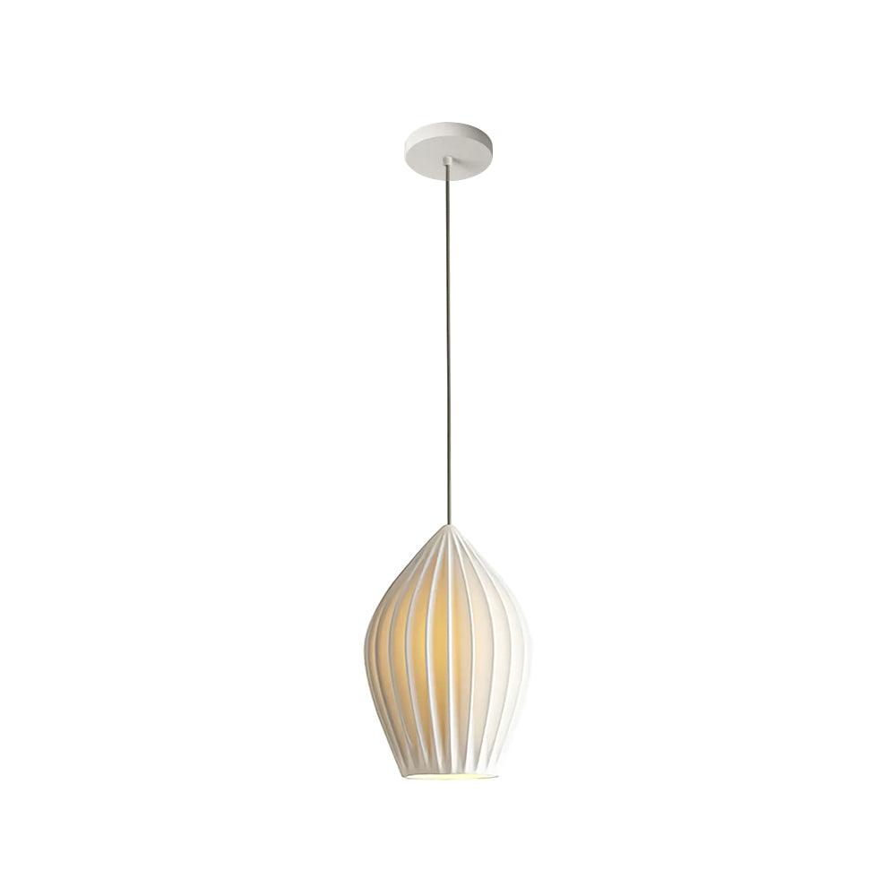 Ceramic Ribbed Pendant light - Lumpaz