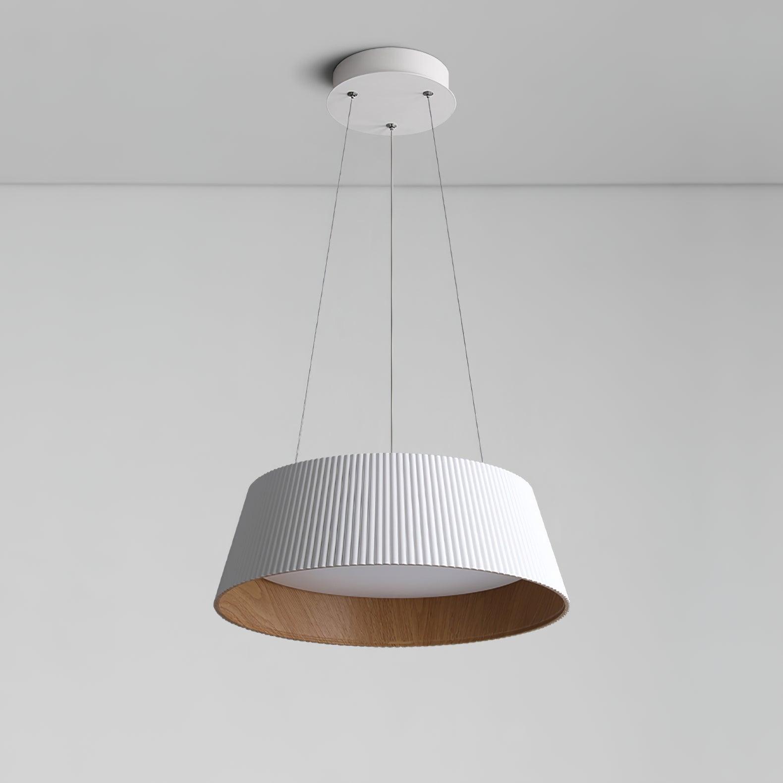 Modern Ribbed Pendant Light - Lumpaz