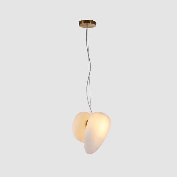 Translucent Frosted Glass Pendant Light - Lumpaz