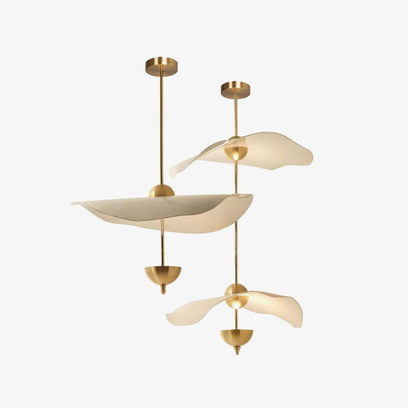 Envolee Double Biscuit Pendant Light - Lumpaz