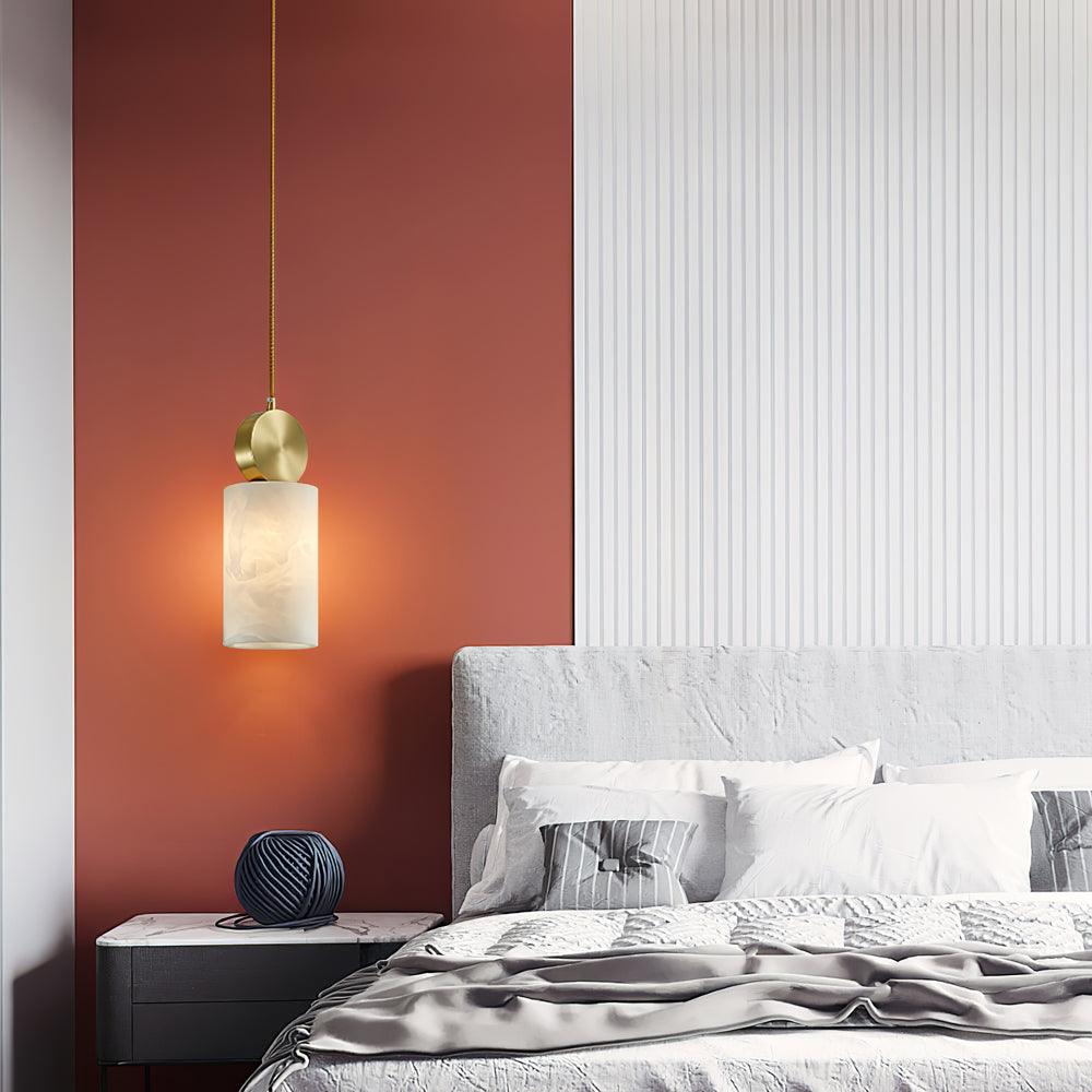 Etruscan Aabaster Pendant Light - Lumpaz