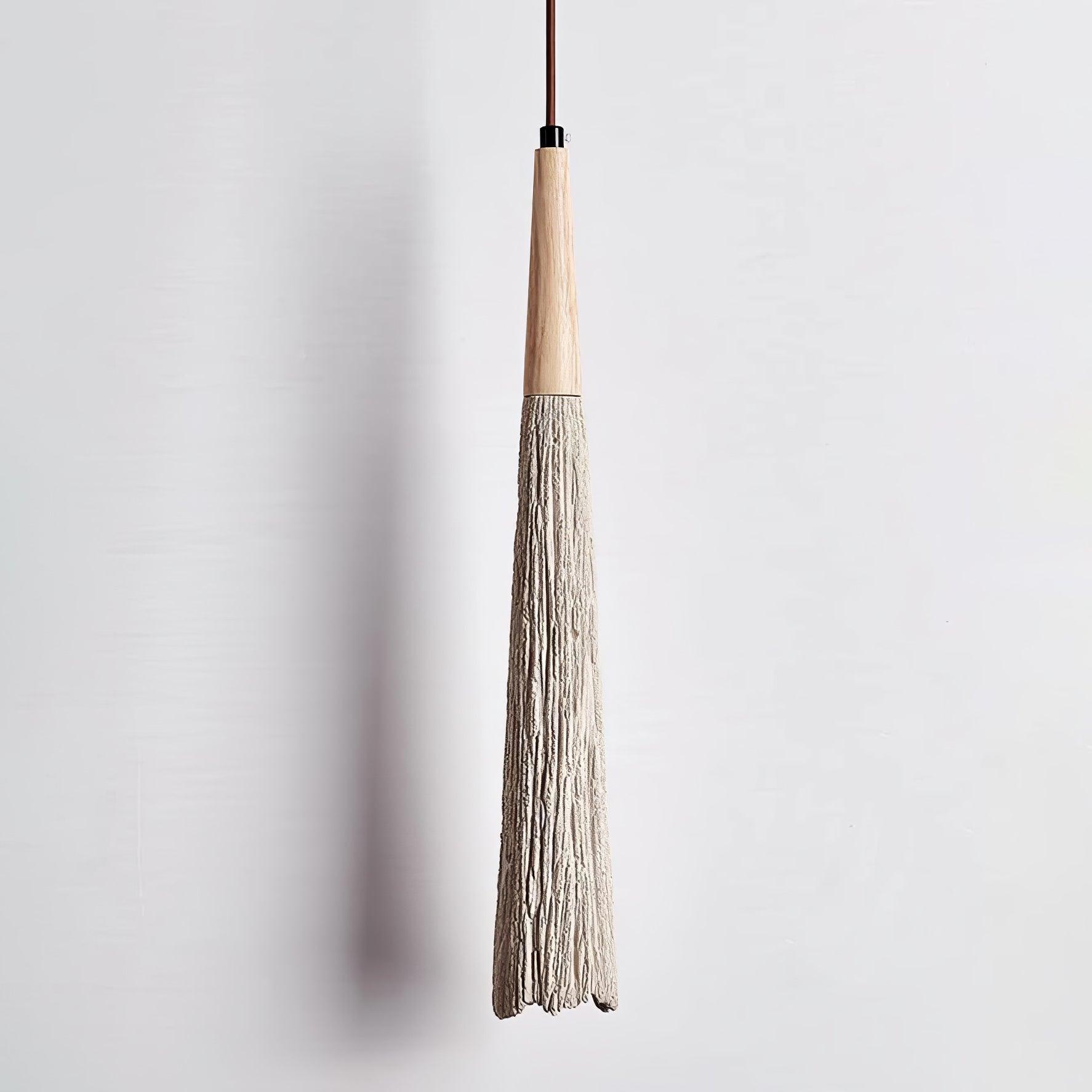 Concrete Pleated Pendant Lamp - Lumpaz