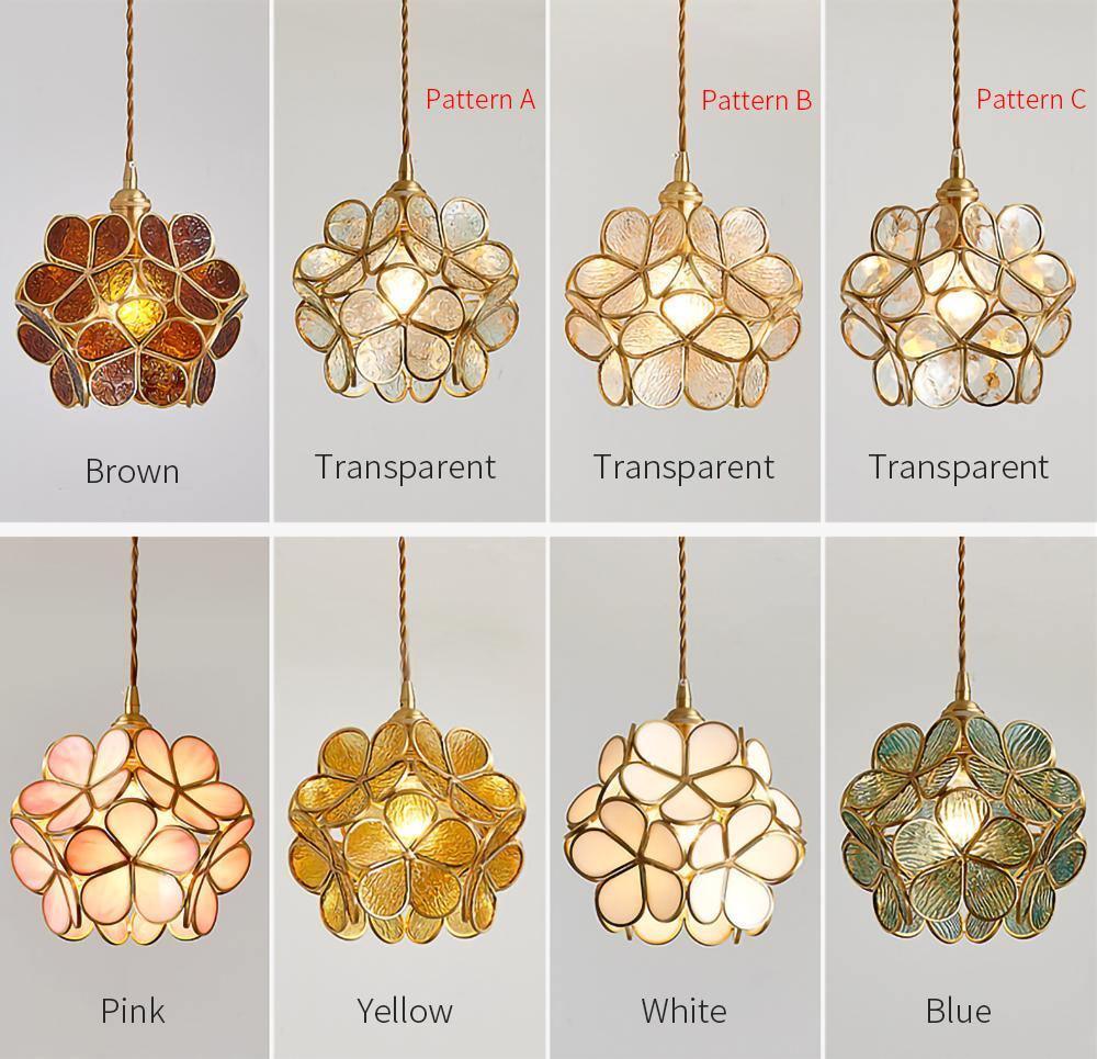 Glass Petal Pendant Light - Lumpaz