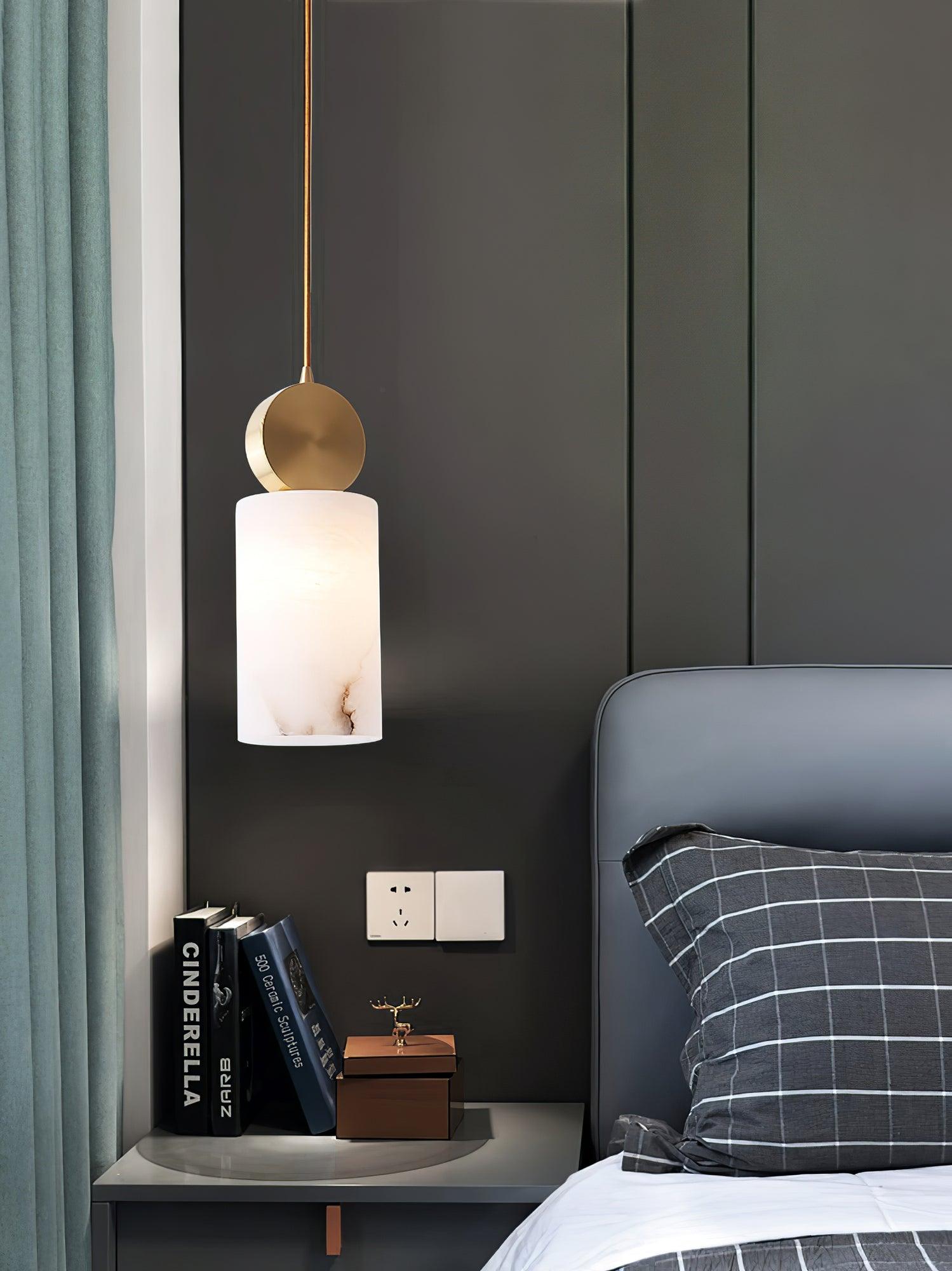 Etruscan Aabaster Pendant Light - Lumpaz