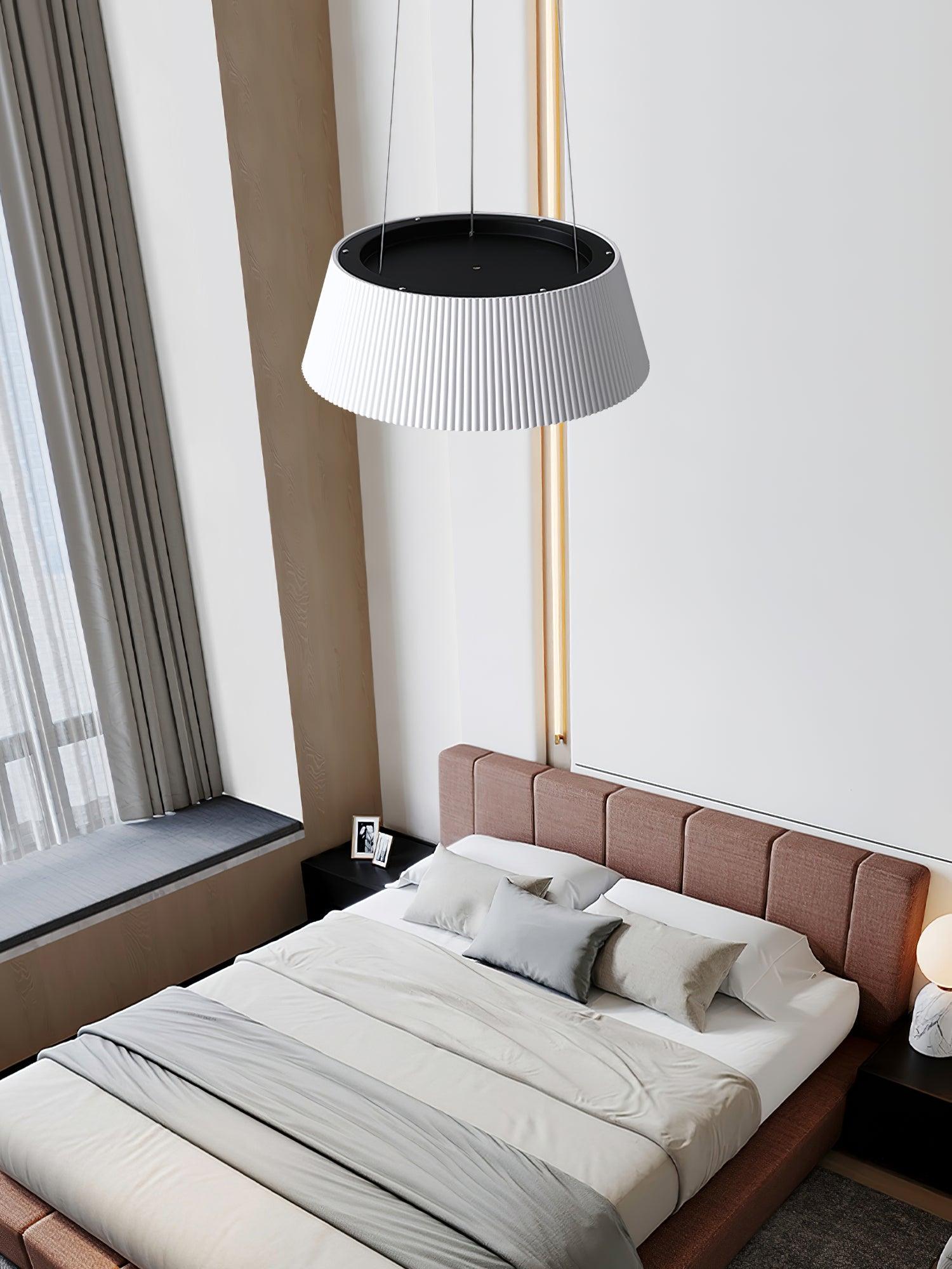 Modern Ribbed Pendant Light - Lumpaz