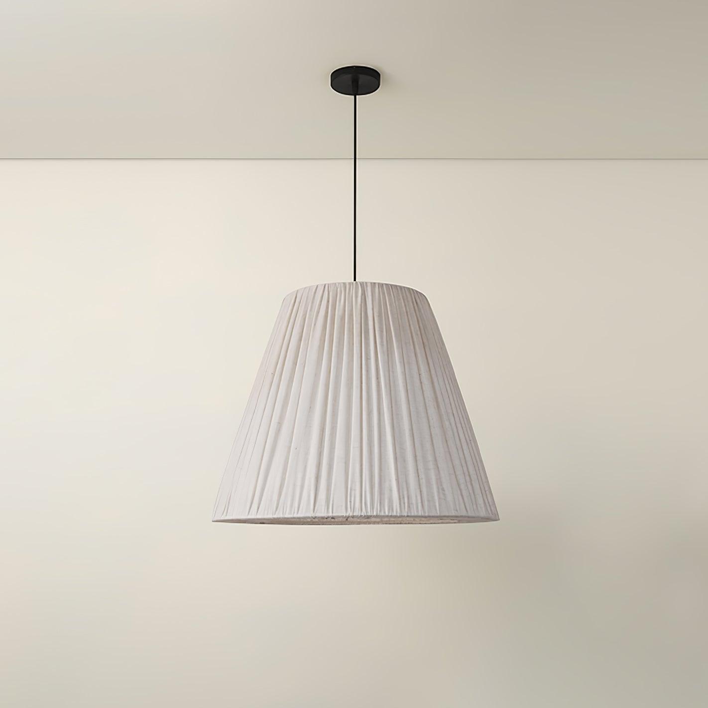 Textile Taper Pendant Lamp - Lumpaz