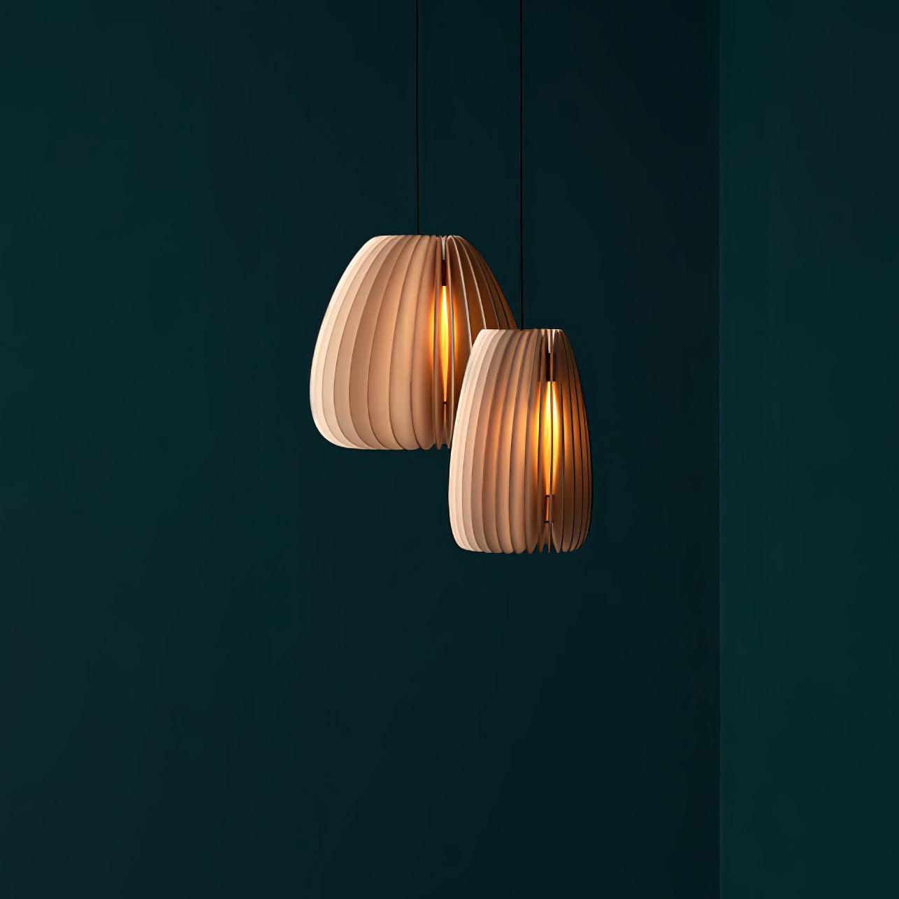 Wooden Orb Pendant Lamp - Lumpaz