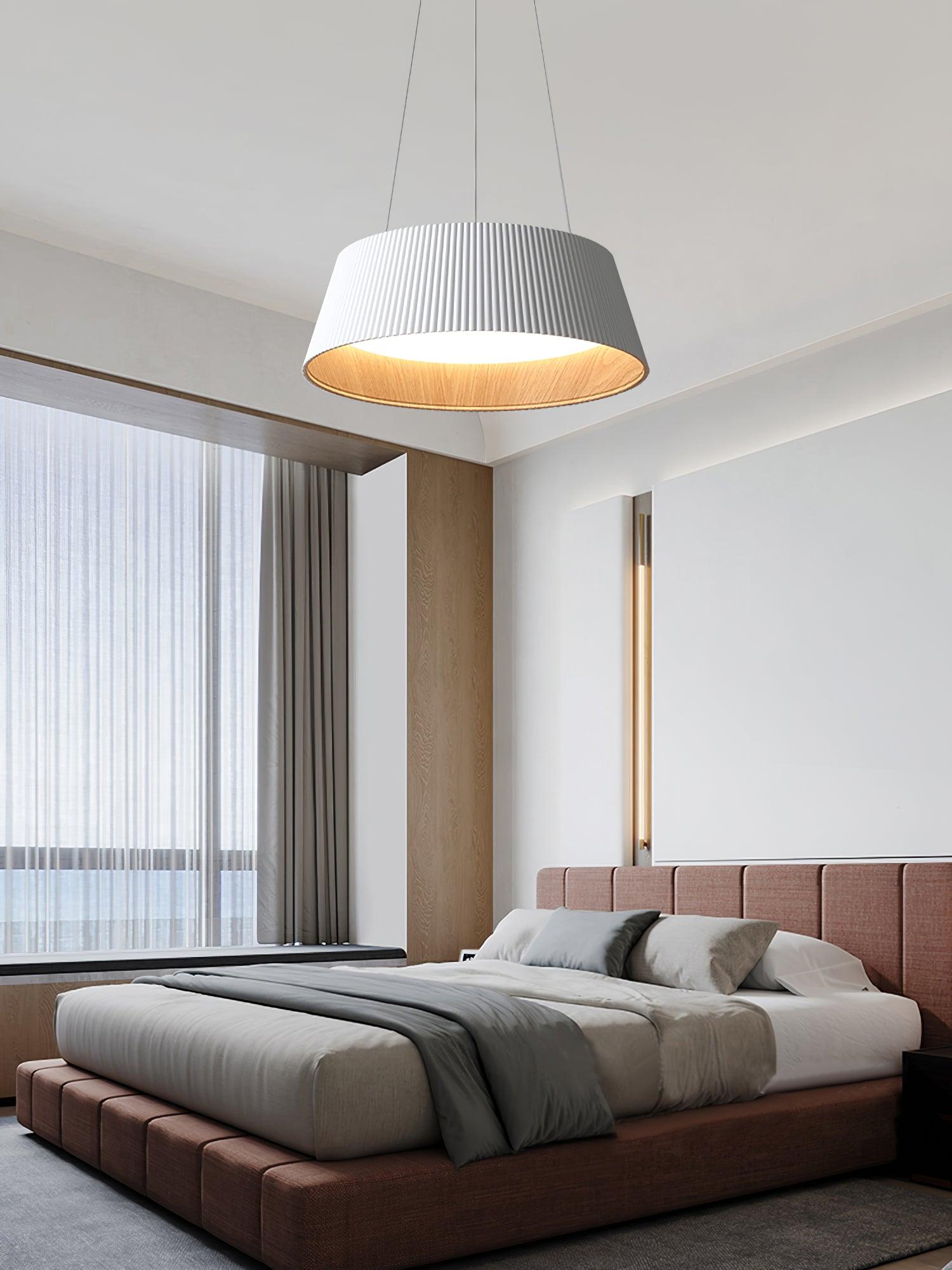 Modern Ribbed Pendant Light - Lumpaz