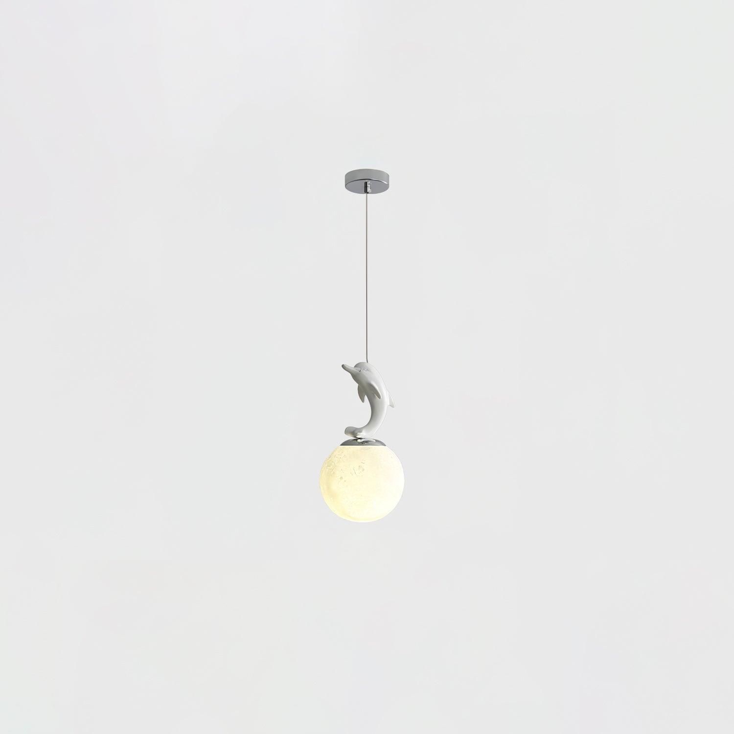 Animal And Moon Pendant Light - Lumpaz