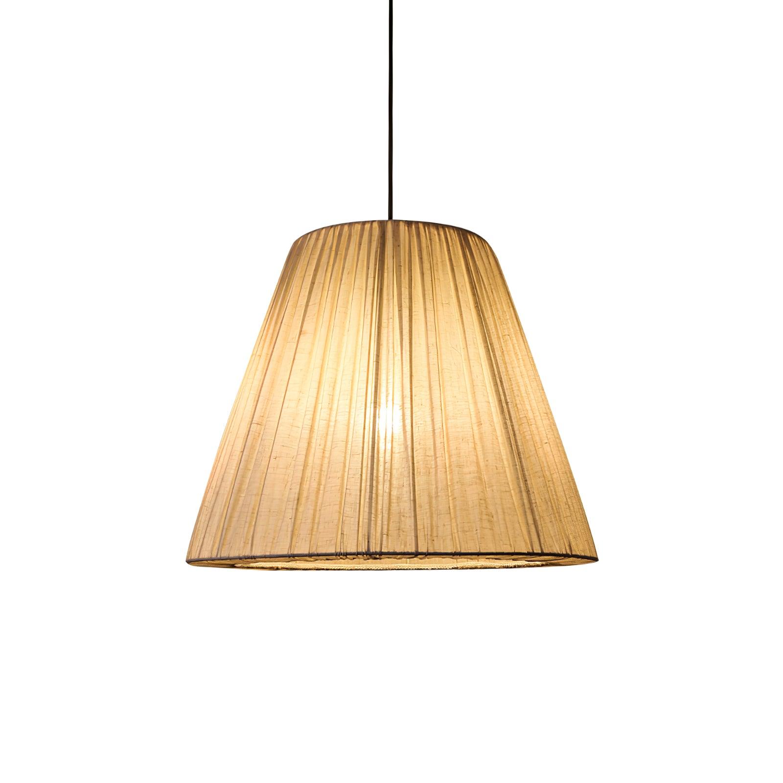 Textile Taper Pendant Lamp - Lumpaz