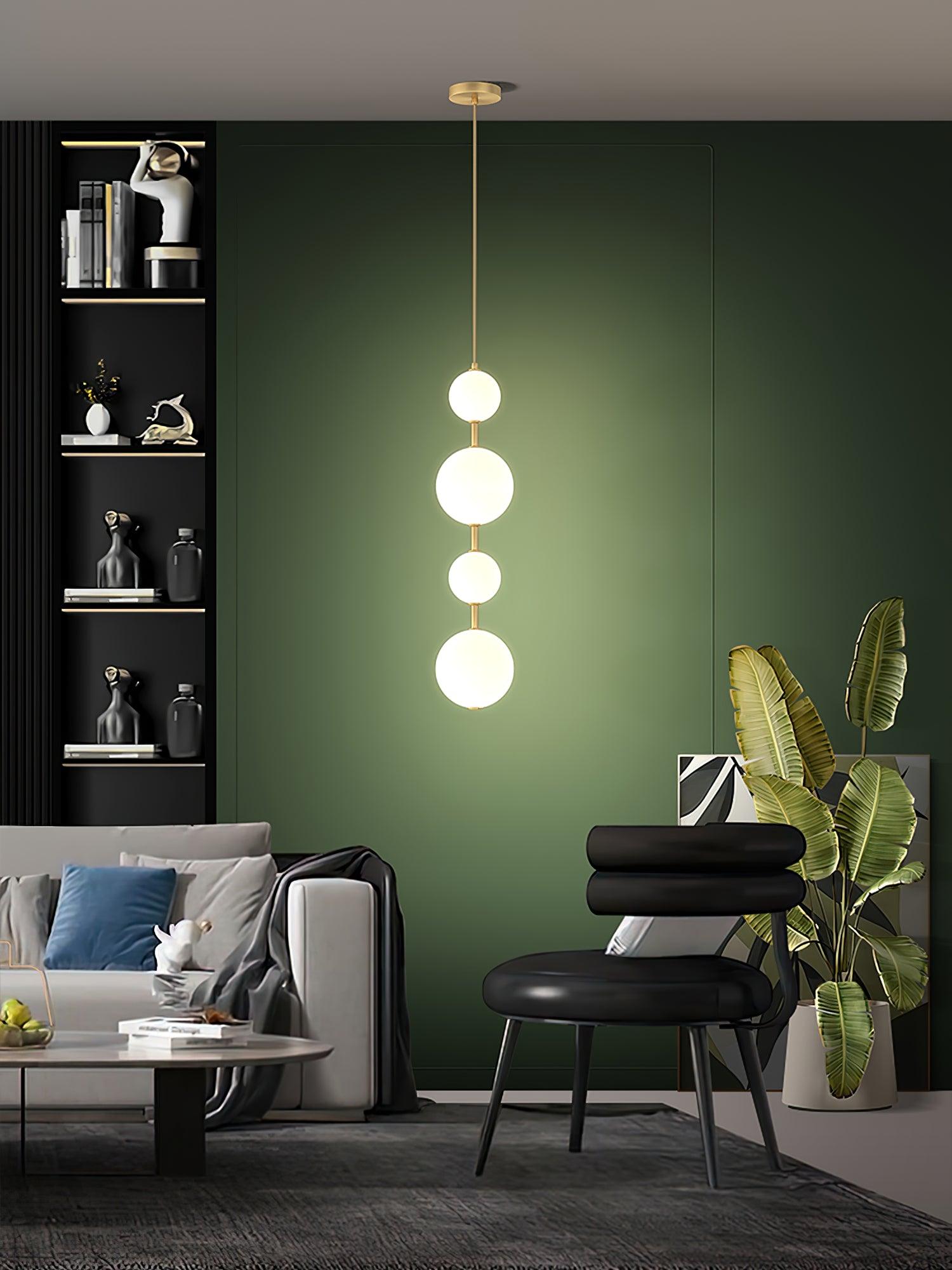 Vertical Globe Pendant Lamp - Lumpaz