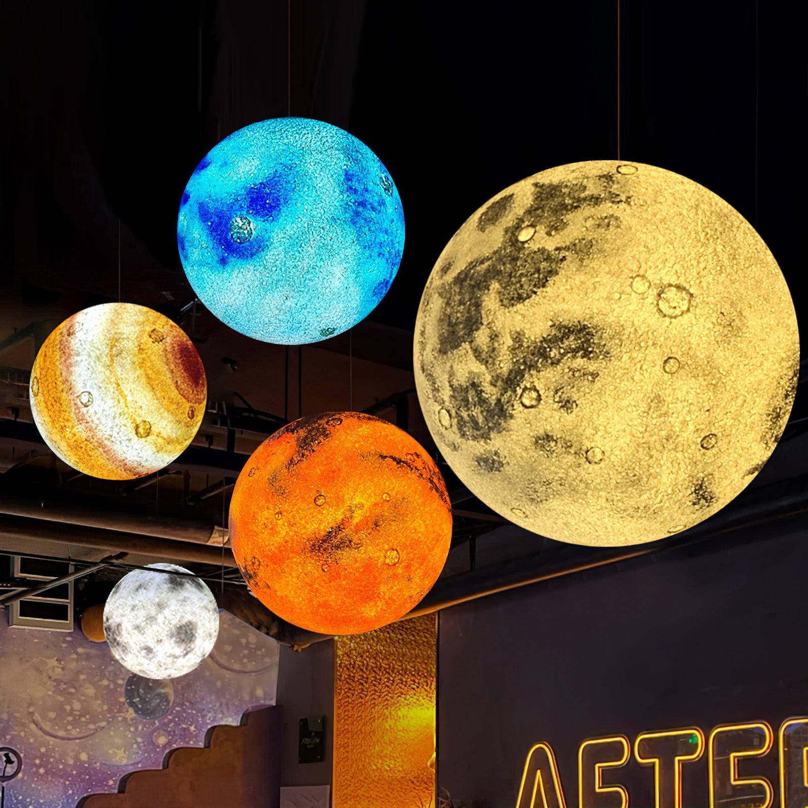 3D Planet Ball Pendant Lamp - Lumpaz