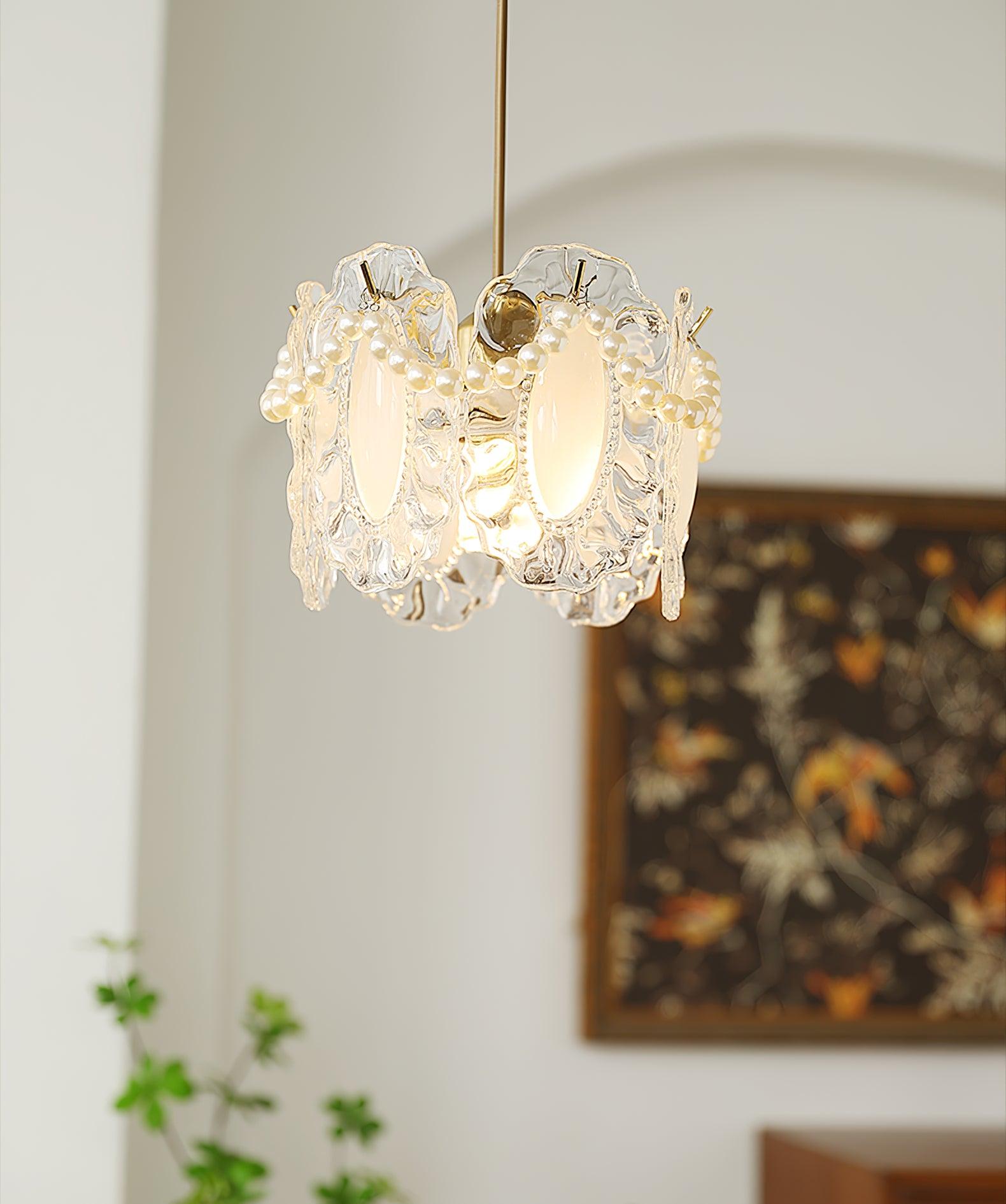 Floral Glass Pendant Lamp - Lumpaz