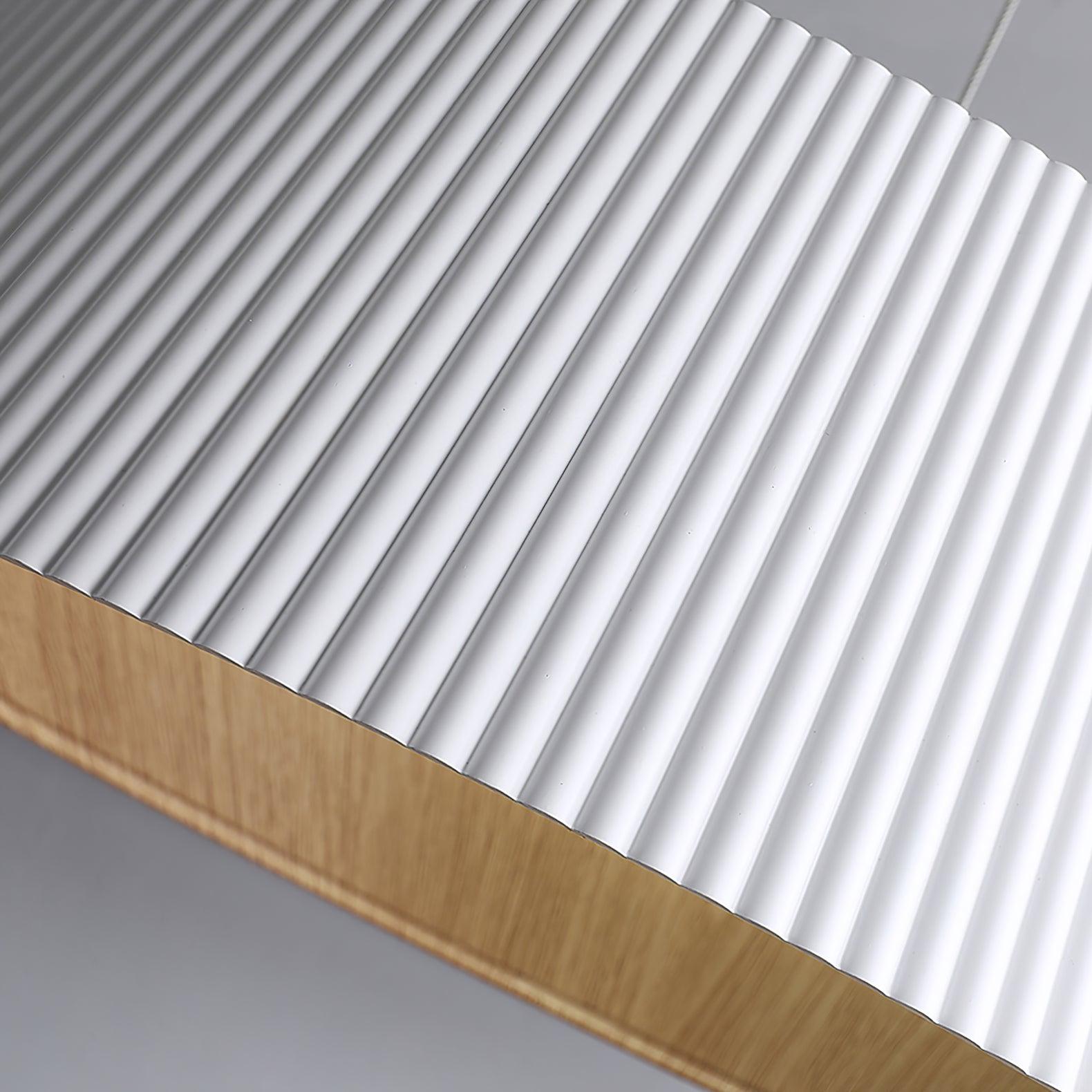 Modern Ribbed Pendant Light - Lumpaz