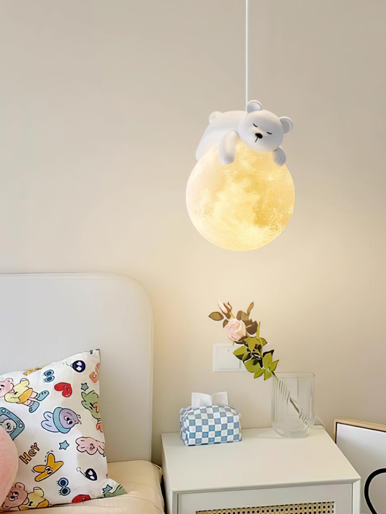 Animal Sleeping Pendant Lamp - Lumpaz