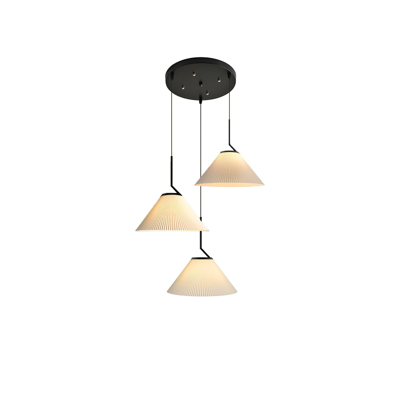 Pleated Skirt Pendant Light - Lumpaz