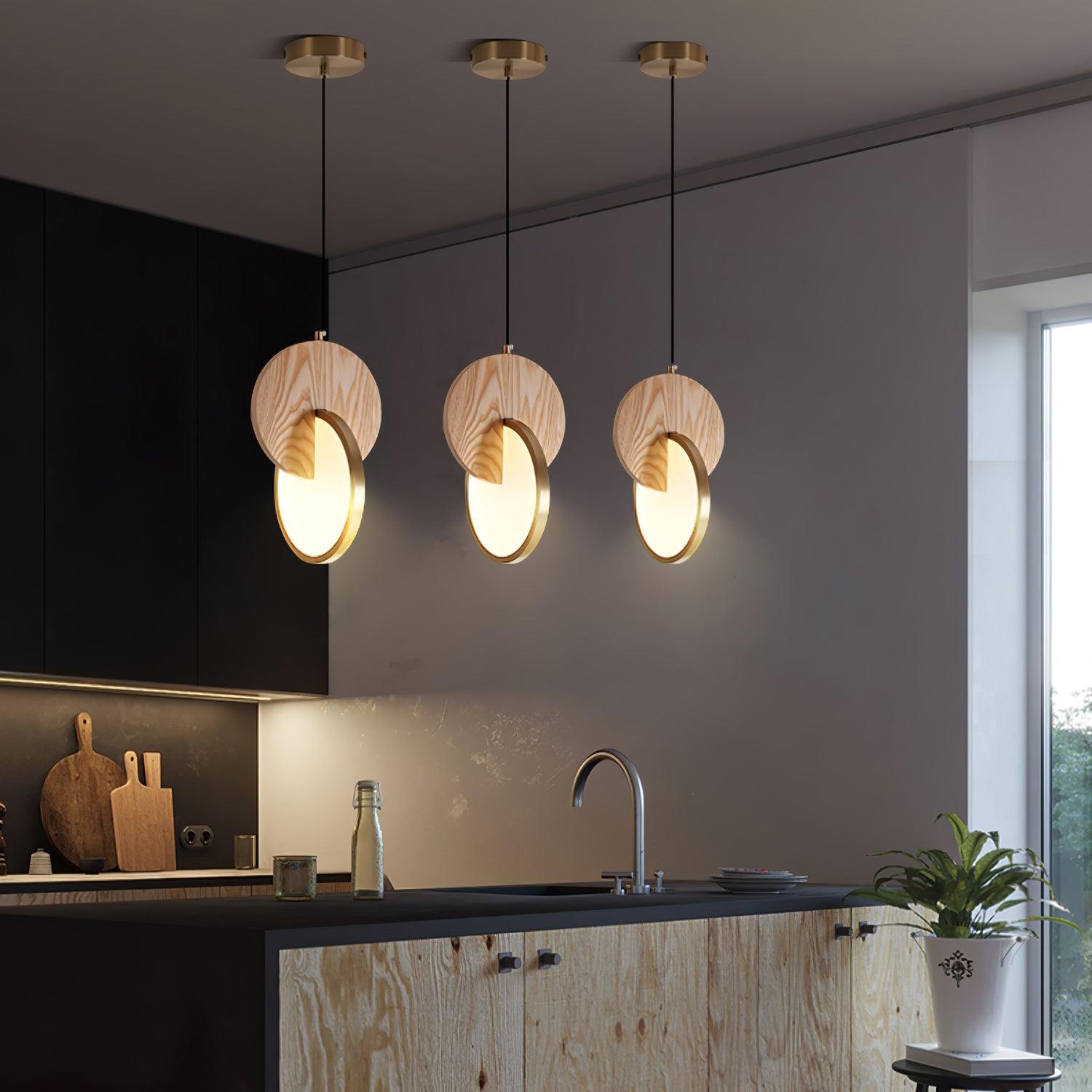 Double Disk Pendant Lamp - Lumpaz