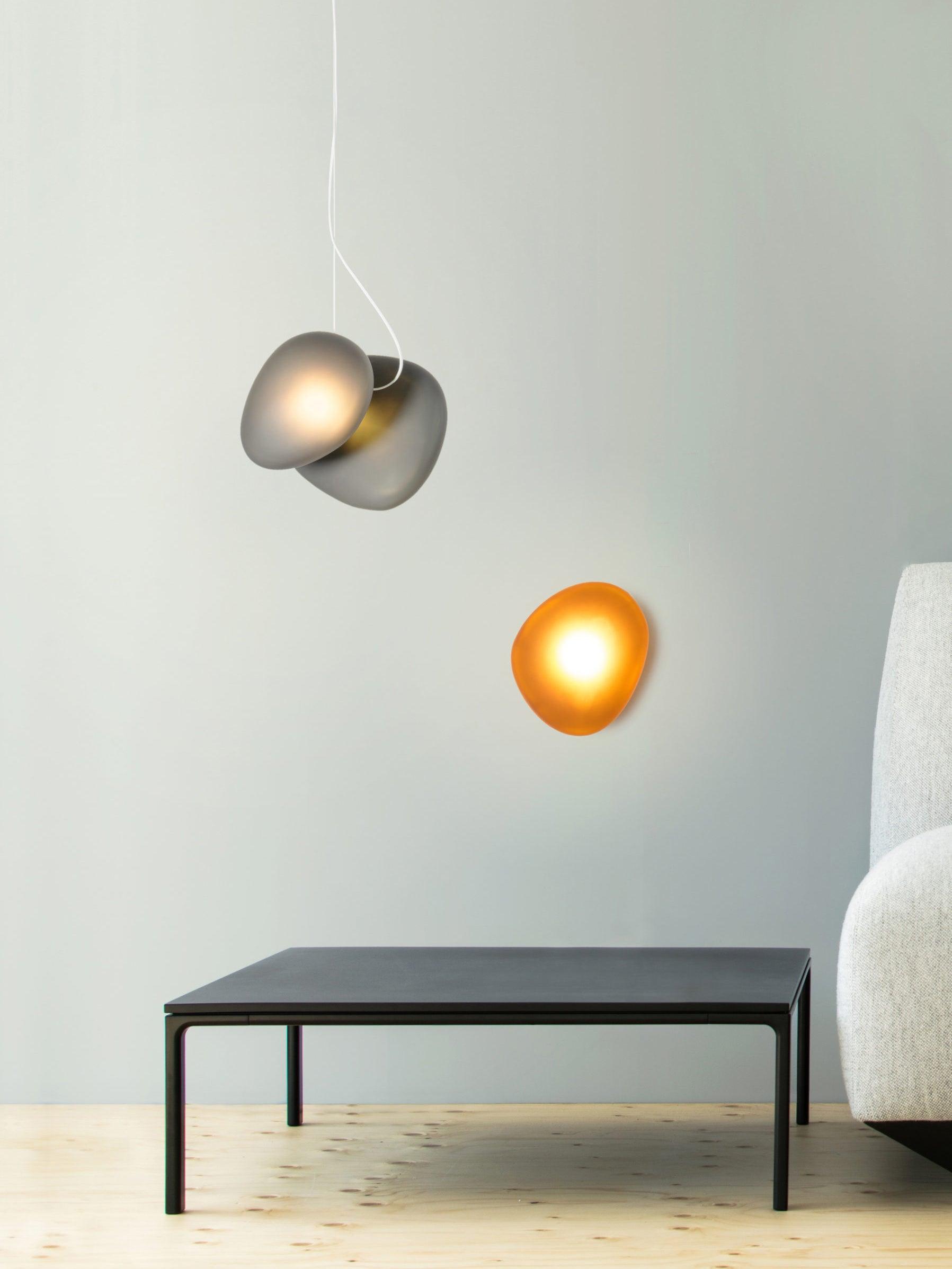 Translucent Frosted Glass Pendant Light - Lumpaz